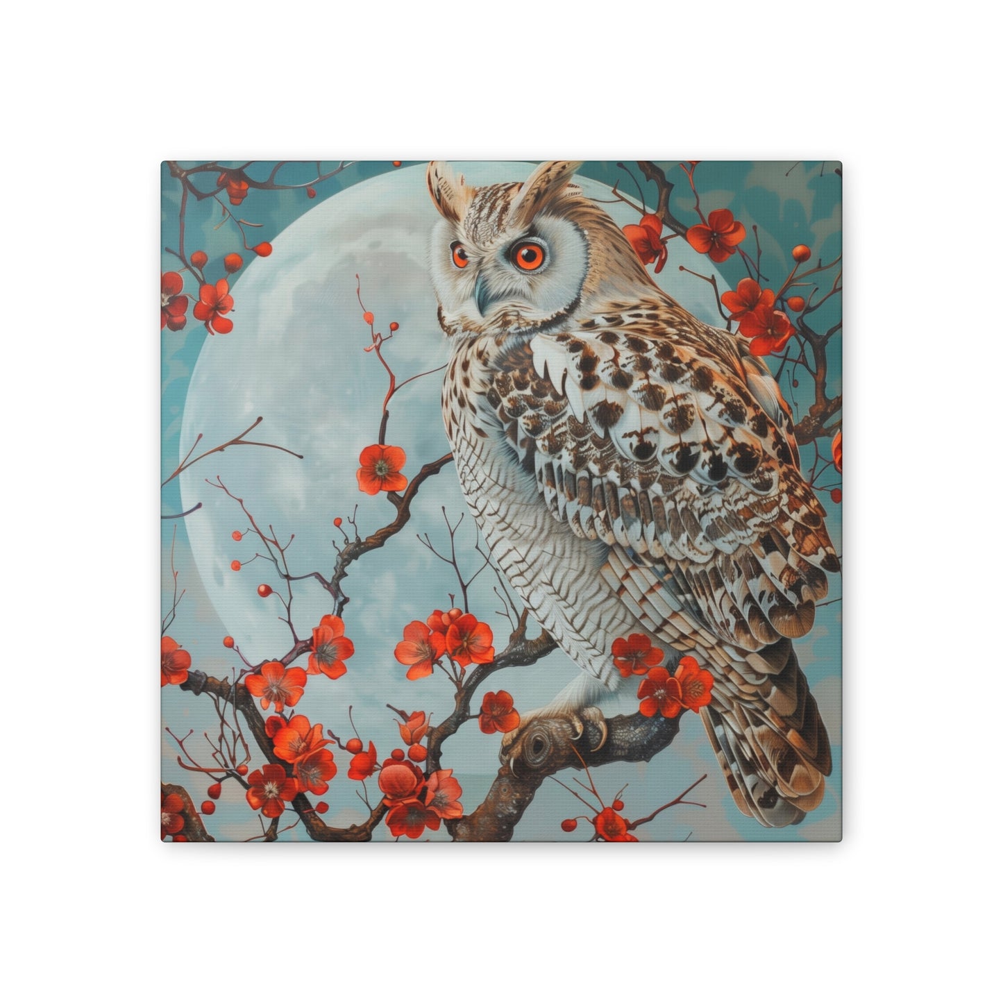 Owl  - Canvas Stretched, 0.75"