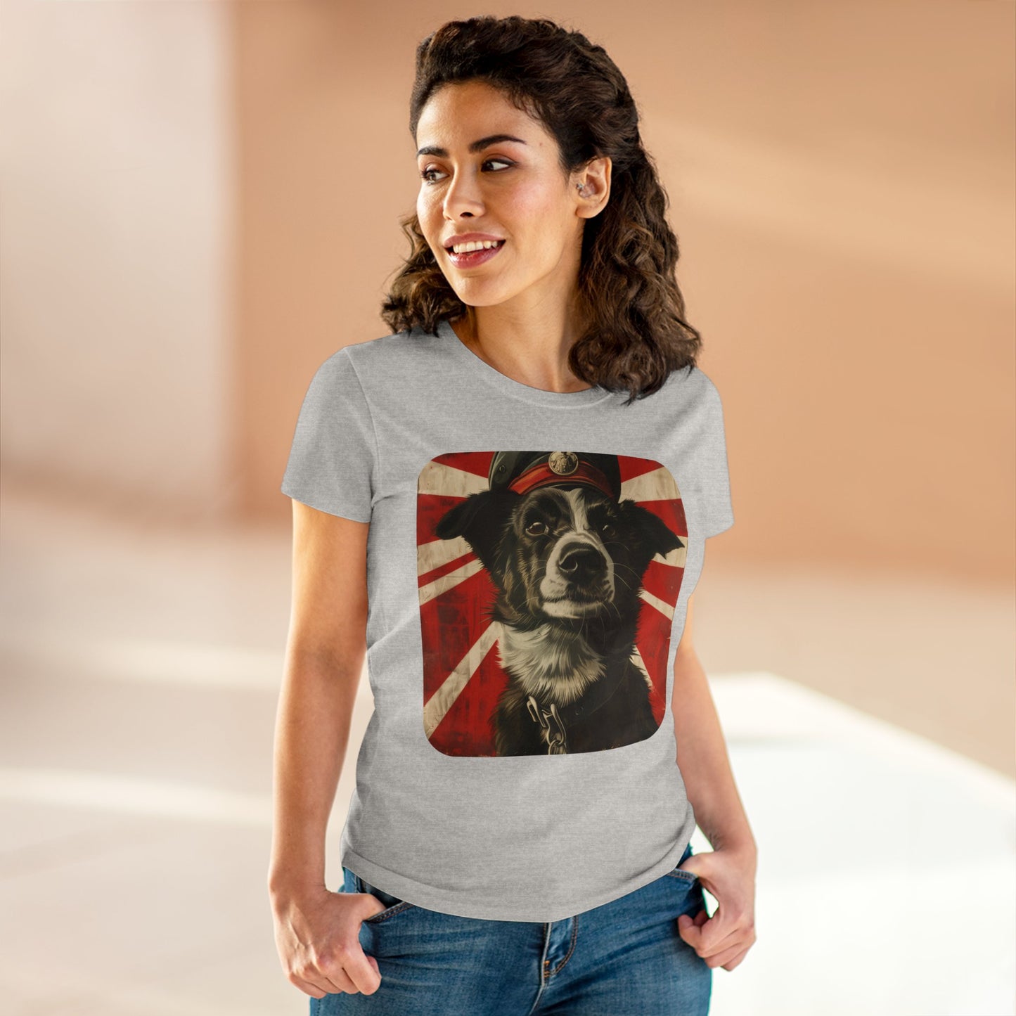 Comrade Canine - Women's Midweight Cotton Tee