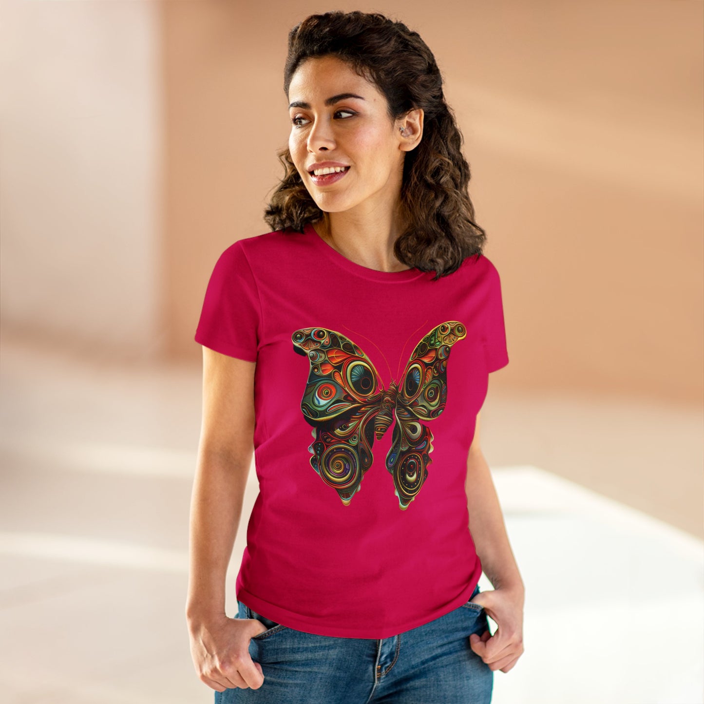 Butterfly - Women's Midweight Cotton Tee