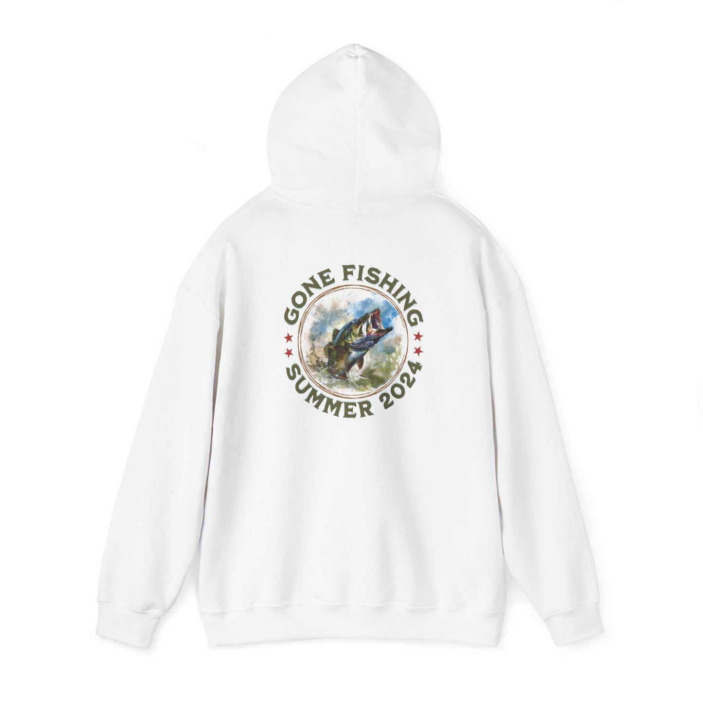 Gone Fishing - Unisex Heavy Blend™ Hooded Sweatshirt