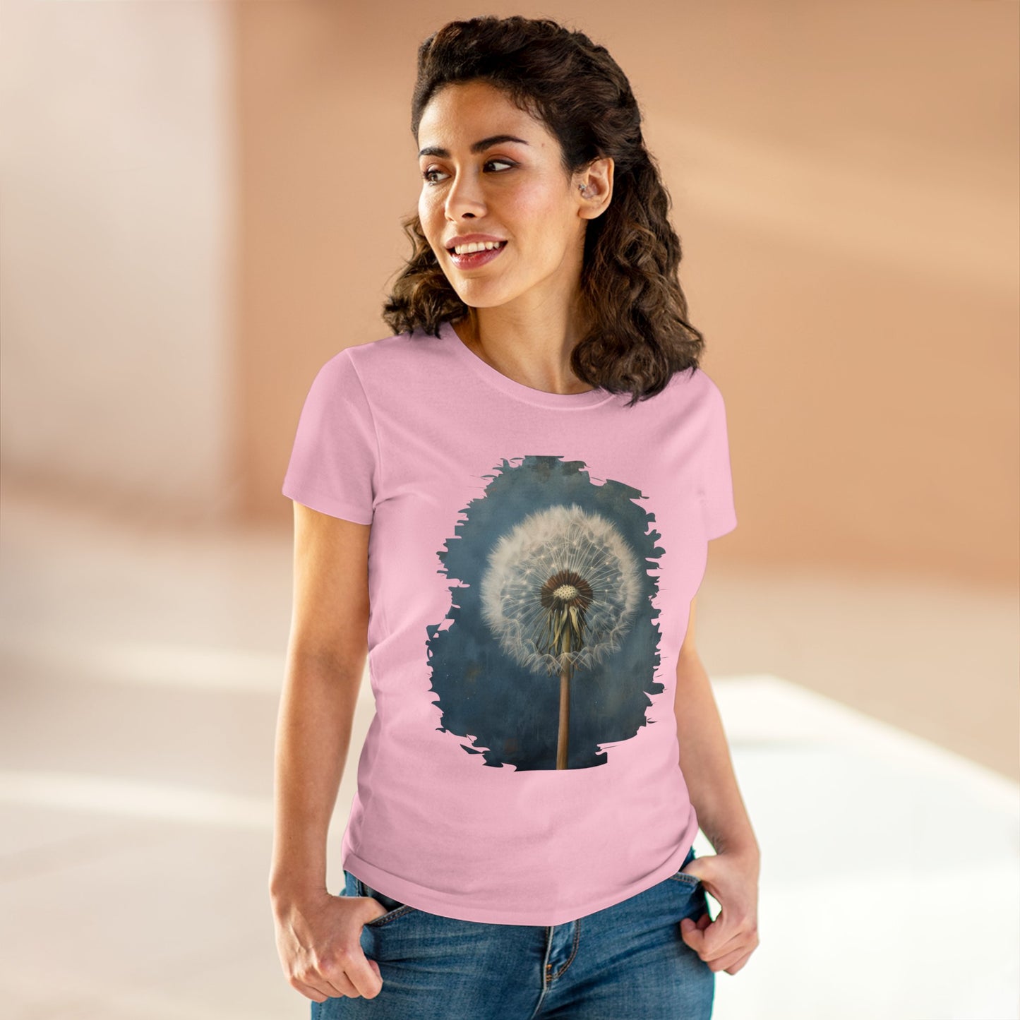 Dandelion - Flowers - Women's Midweight Cotton Tee