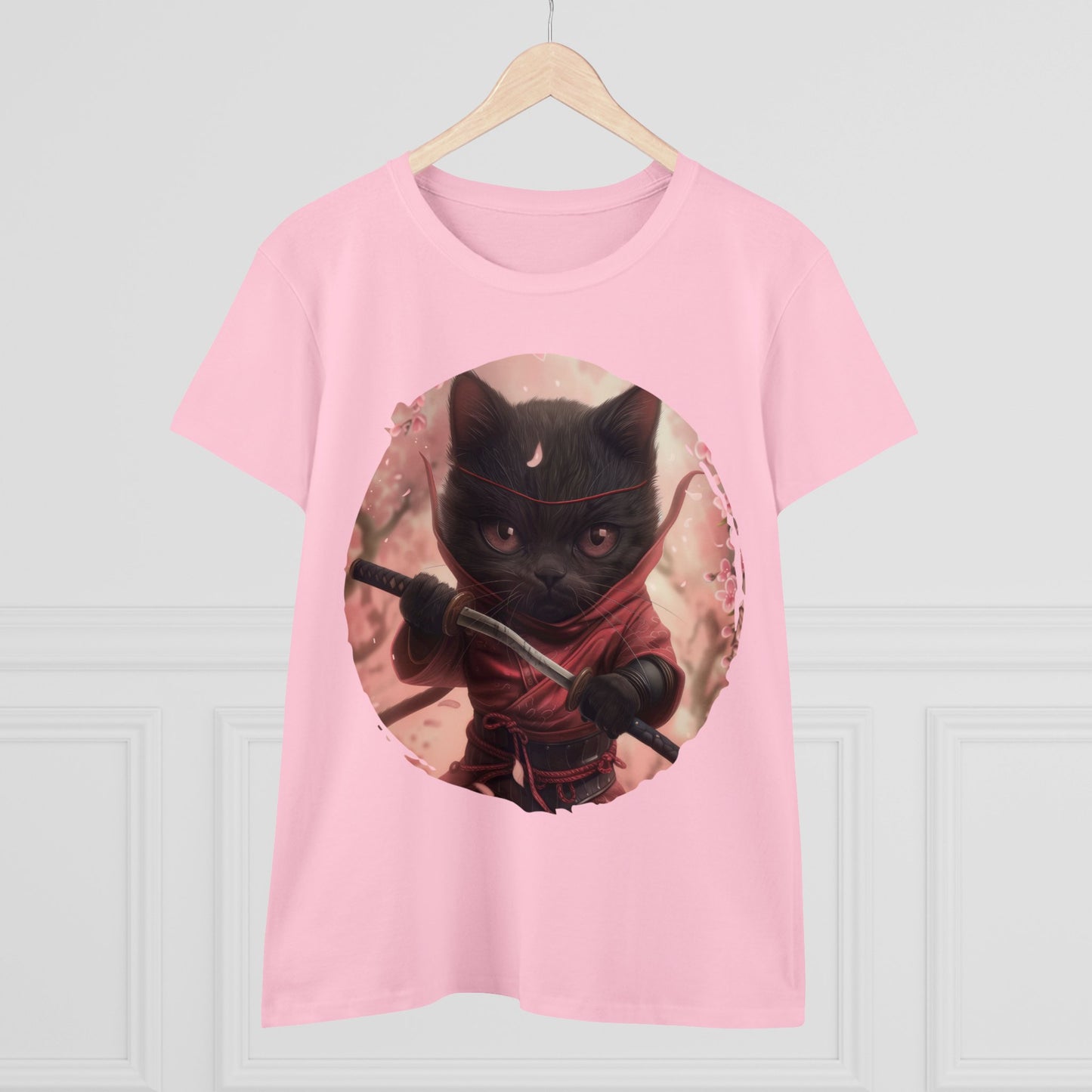 Ninja Kitty - Women's Midweight Cotton Tee