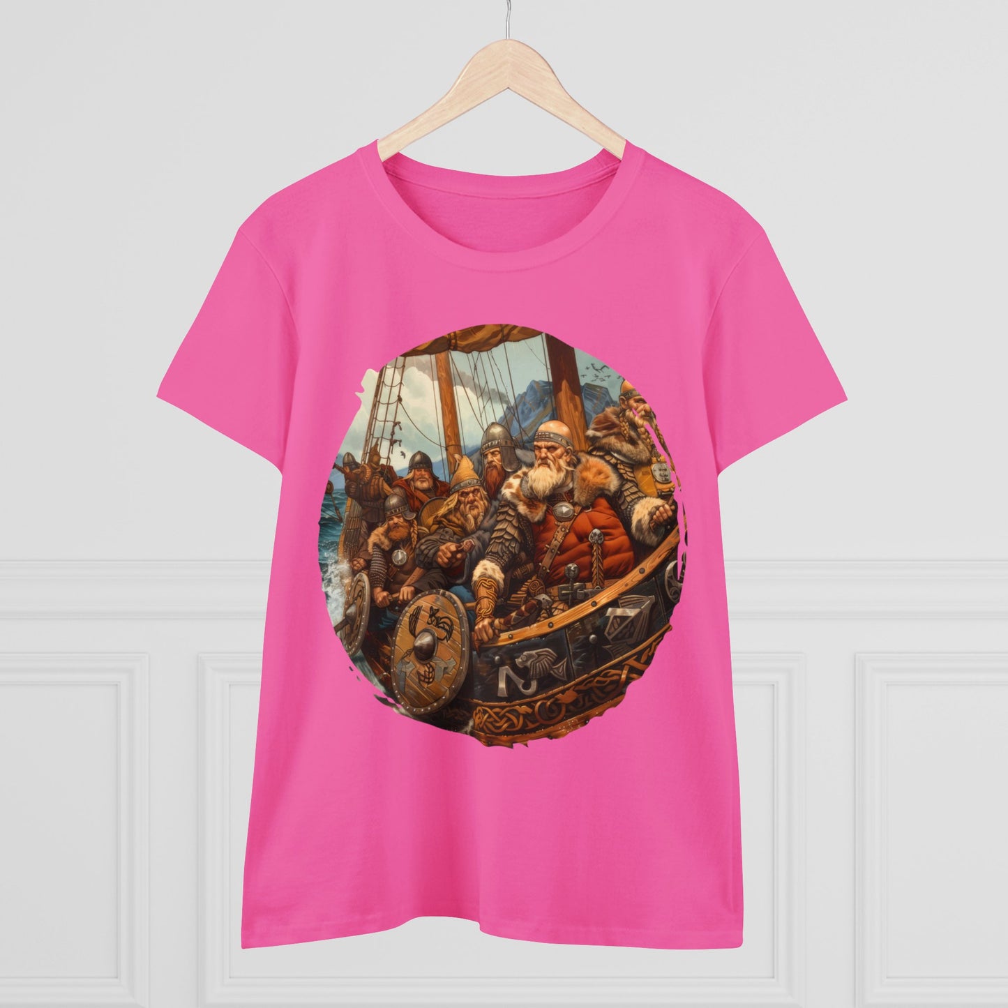 Vikings - Fantasy - Women's Midweight Cotton Tee