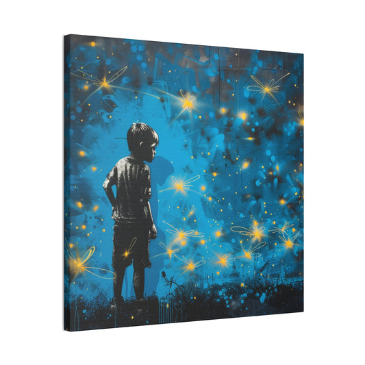 Fireflies - Canvas Stretched, 0.75"