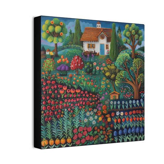 Cottage Gardens - Canvas Stretched, 0.75"