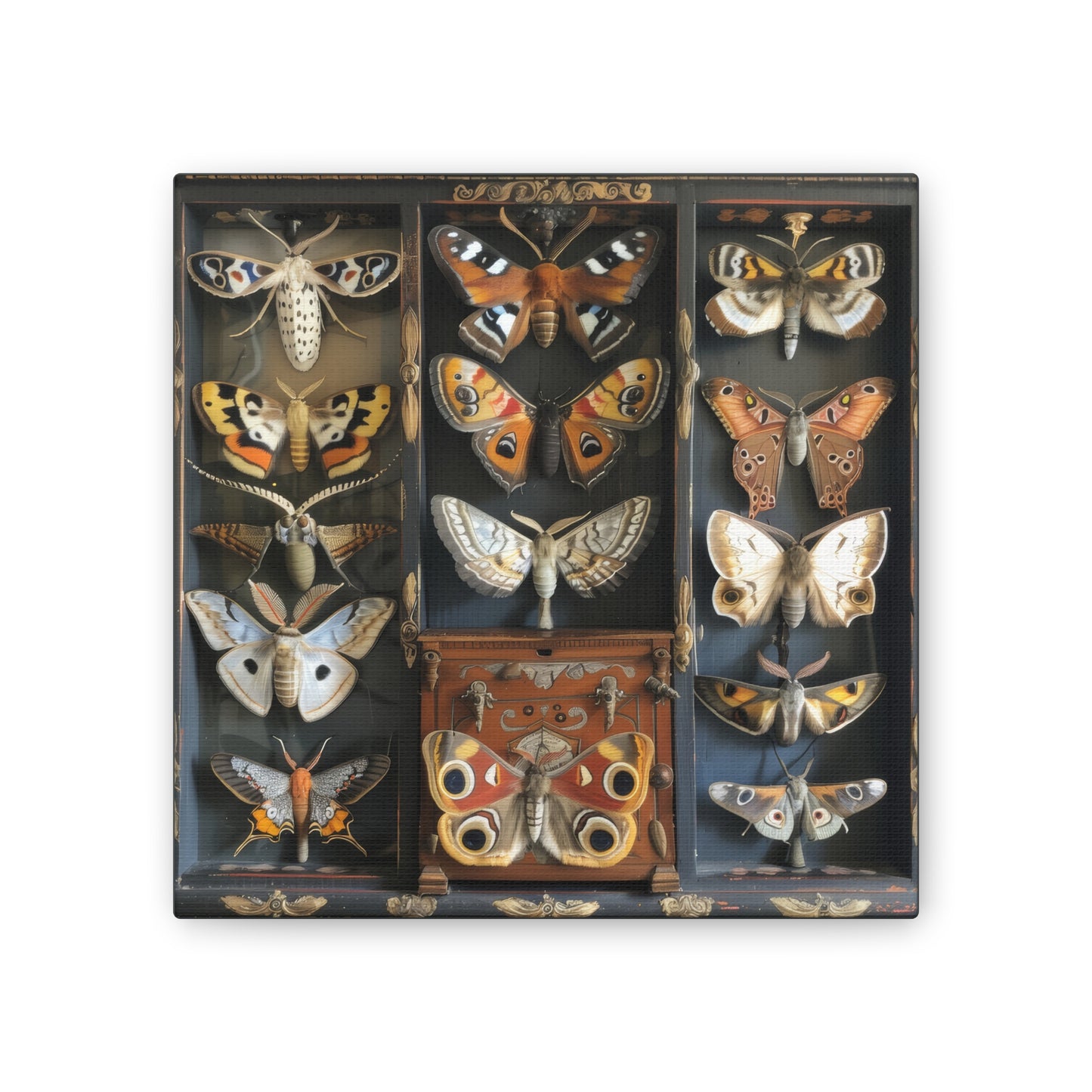 Moth Collection - Canvas Stretched, 0.75"