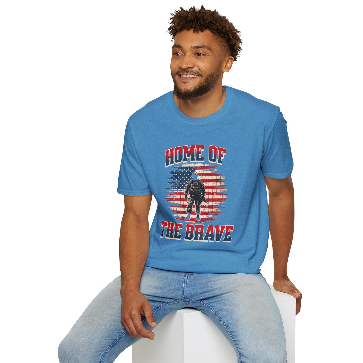 Home of the Brave - Unisex Softstyle T-Shirt