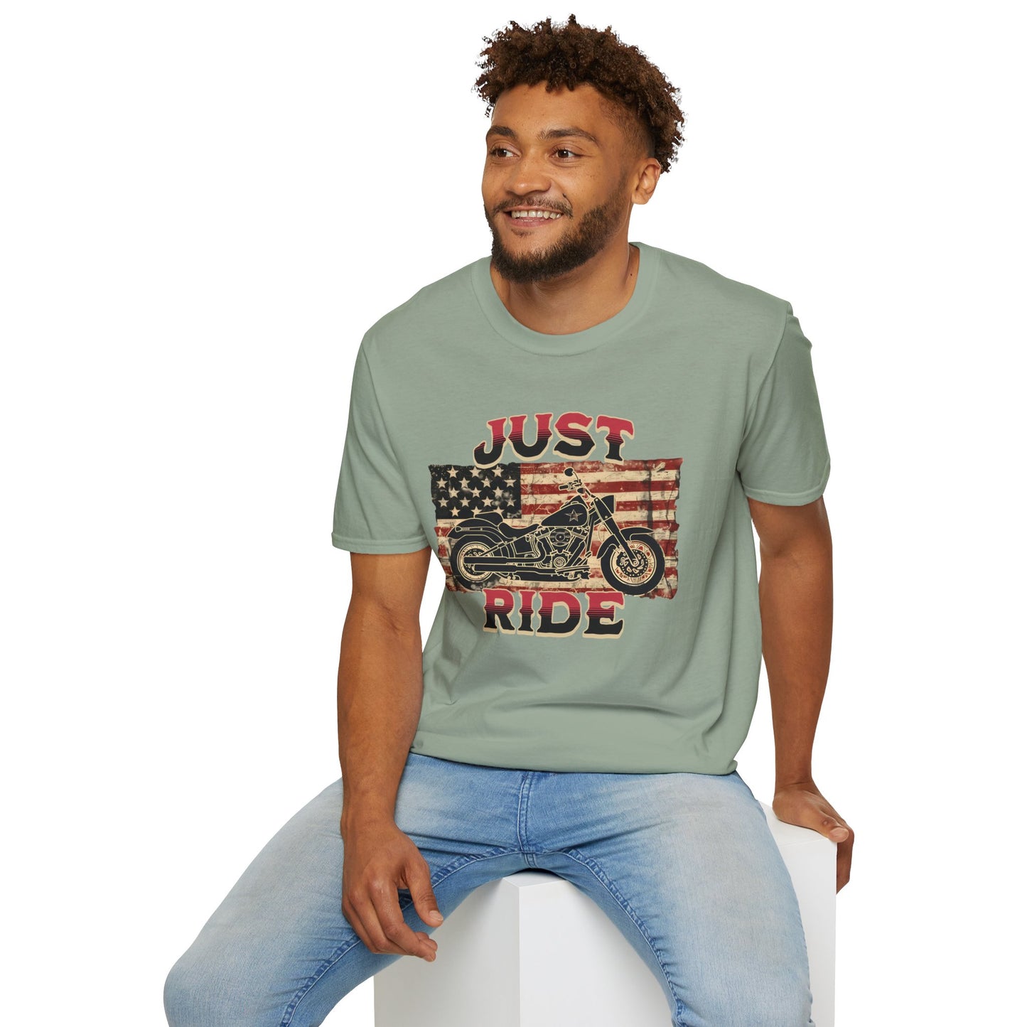 Just Ride - Unisex Softstyle T-Shirt