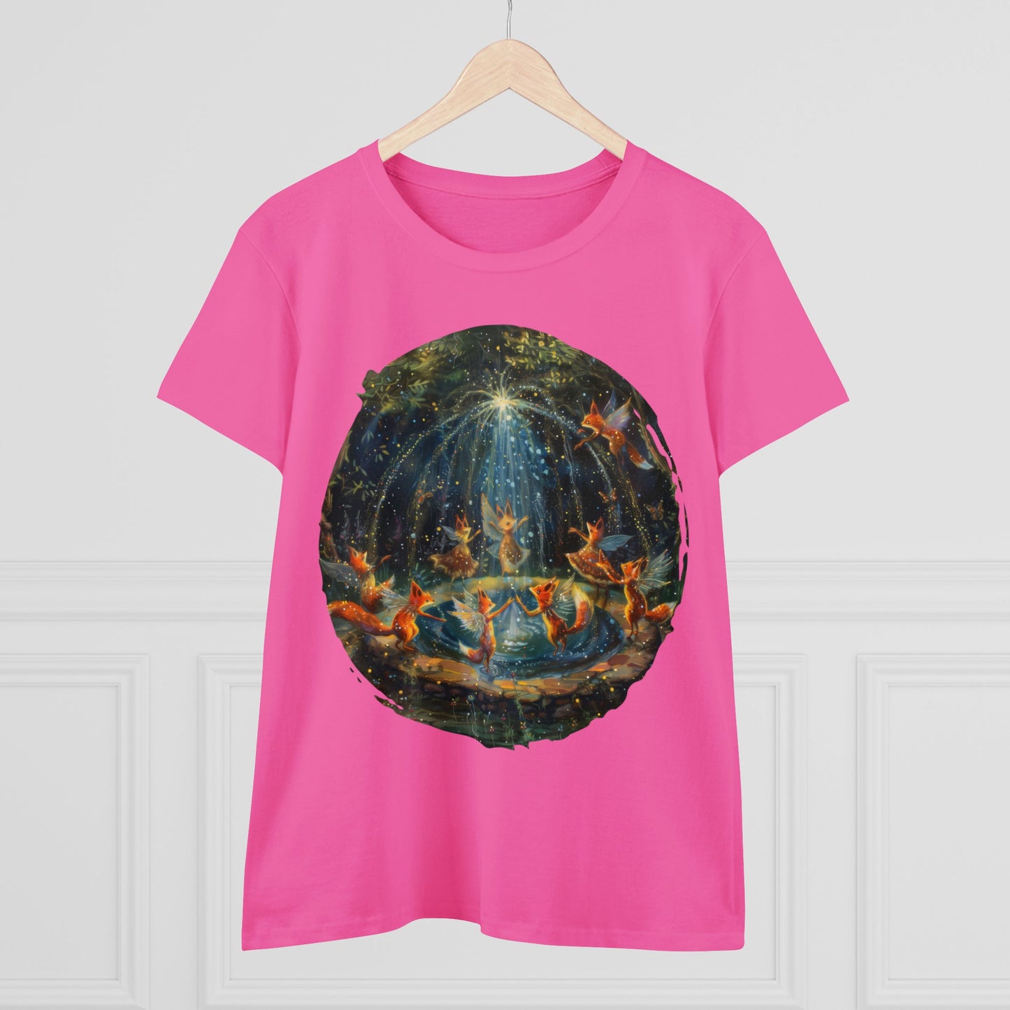 Fairy Celebration - Fantasy - Women's Midweight Cotton Tee