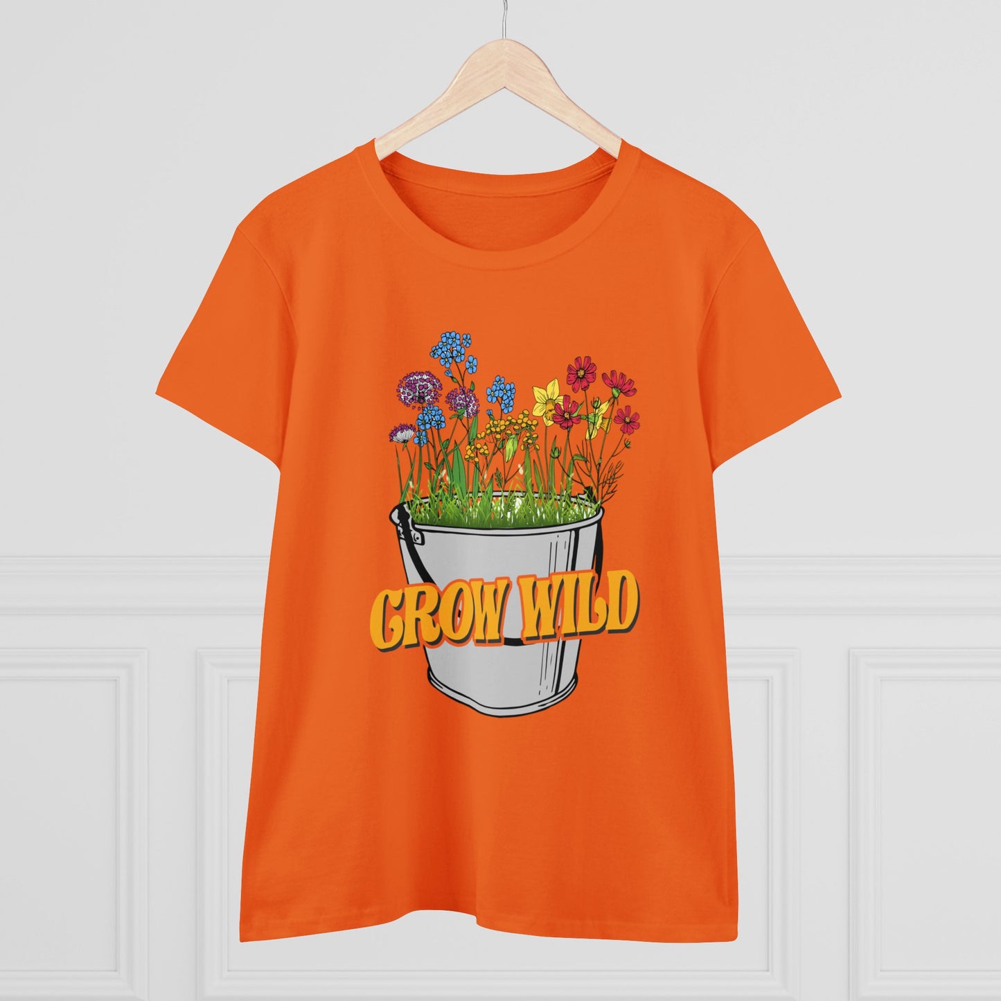 Grow Wild - Gardening - Women's Midweight Cotton Tee