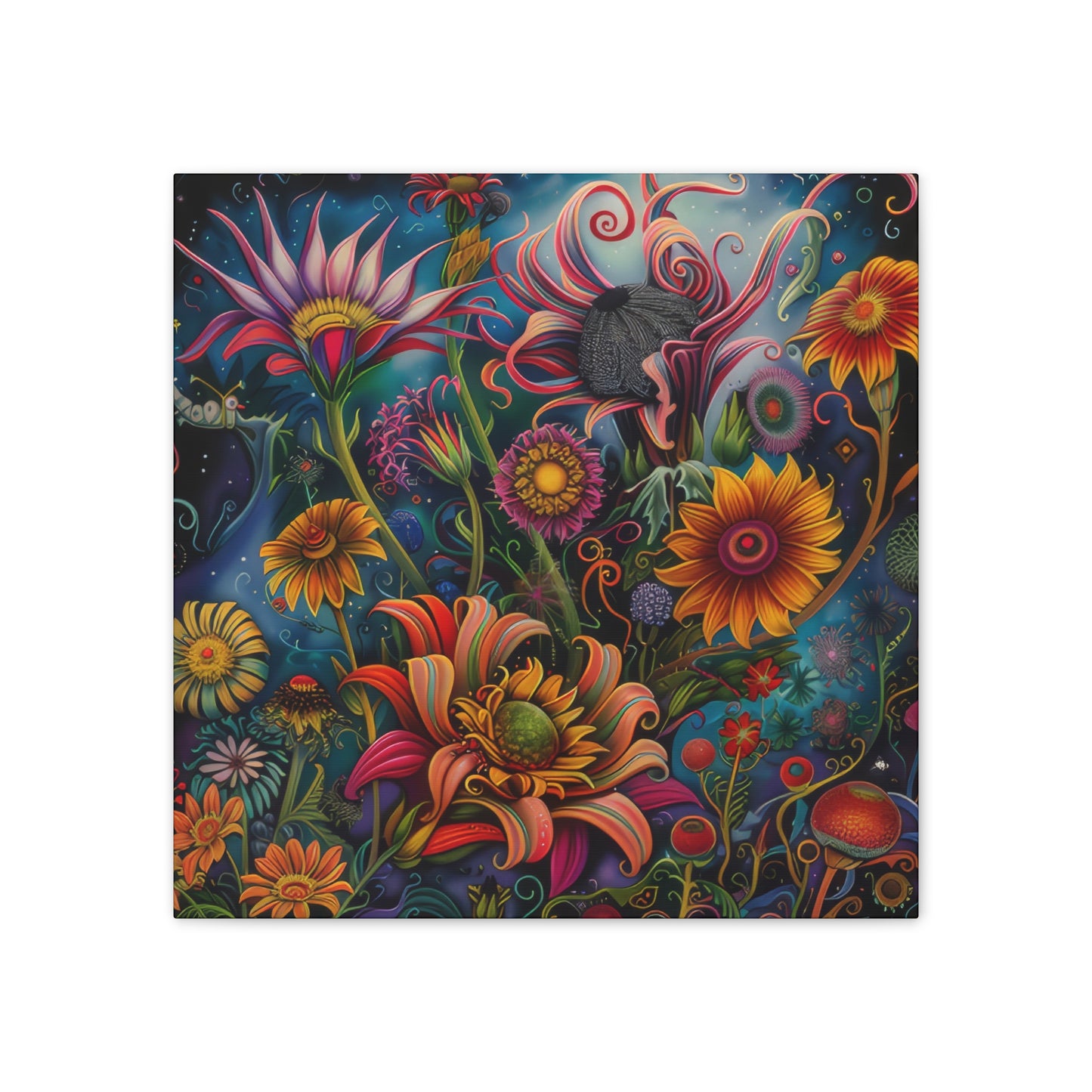 Flowers - Canvas Stretched, 0.75"