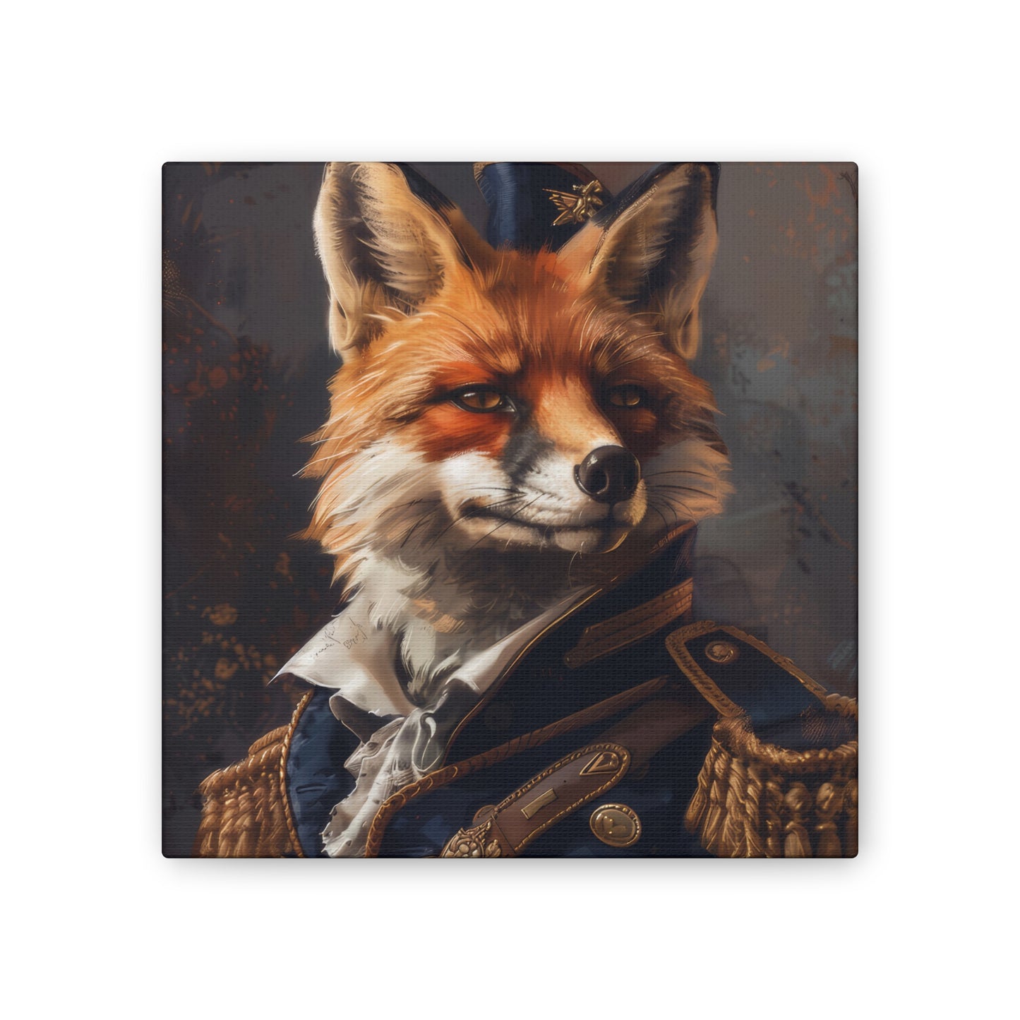 Captain Fox - Canvas Stretched, 0.75"