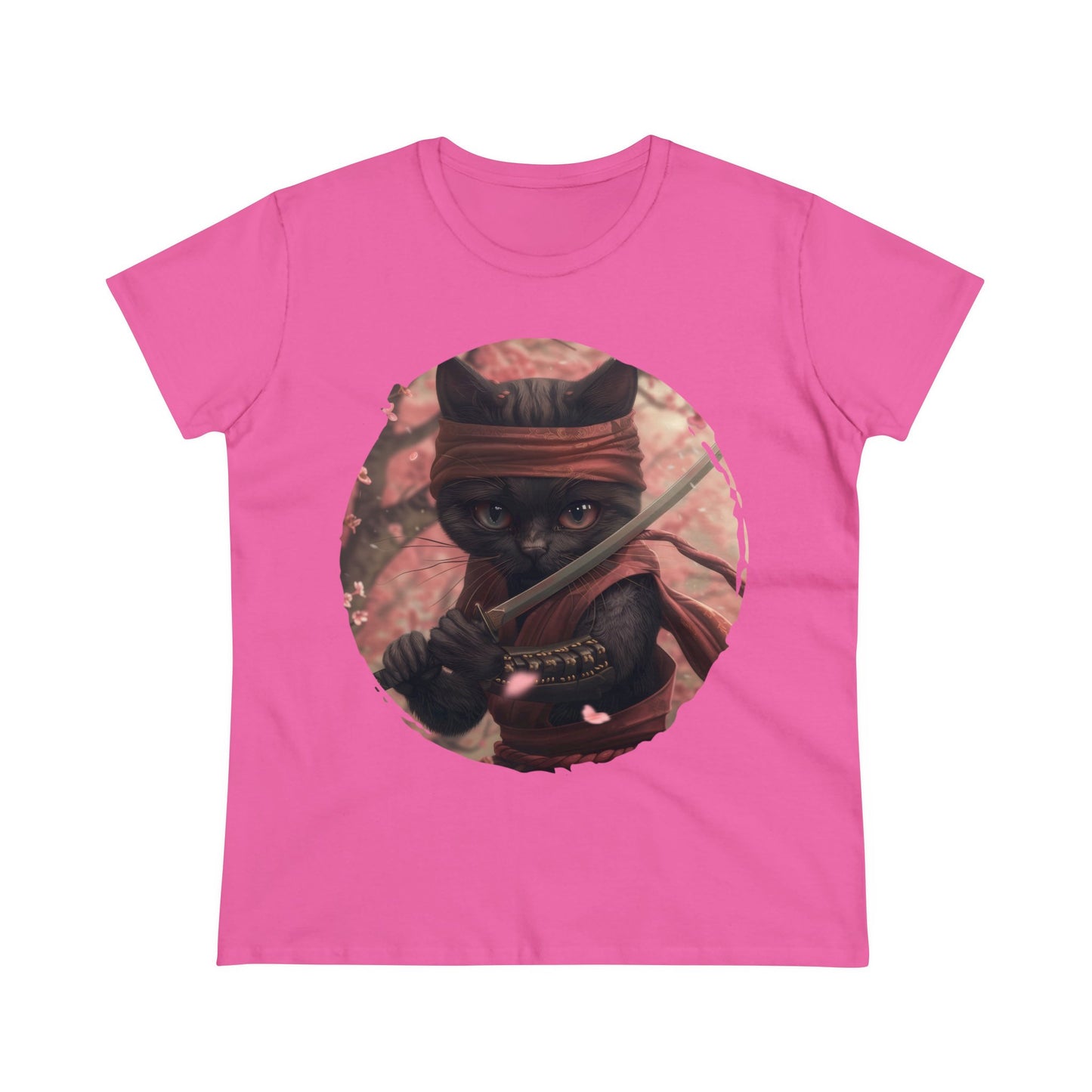 Ninja Kitty - Women's Midweight Cotton Tee