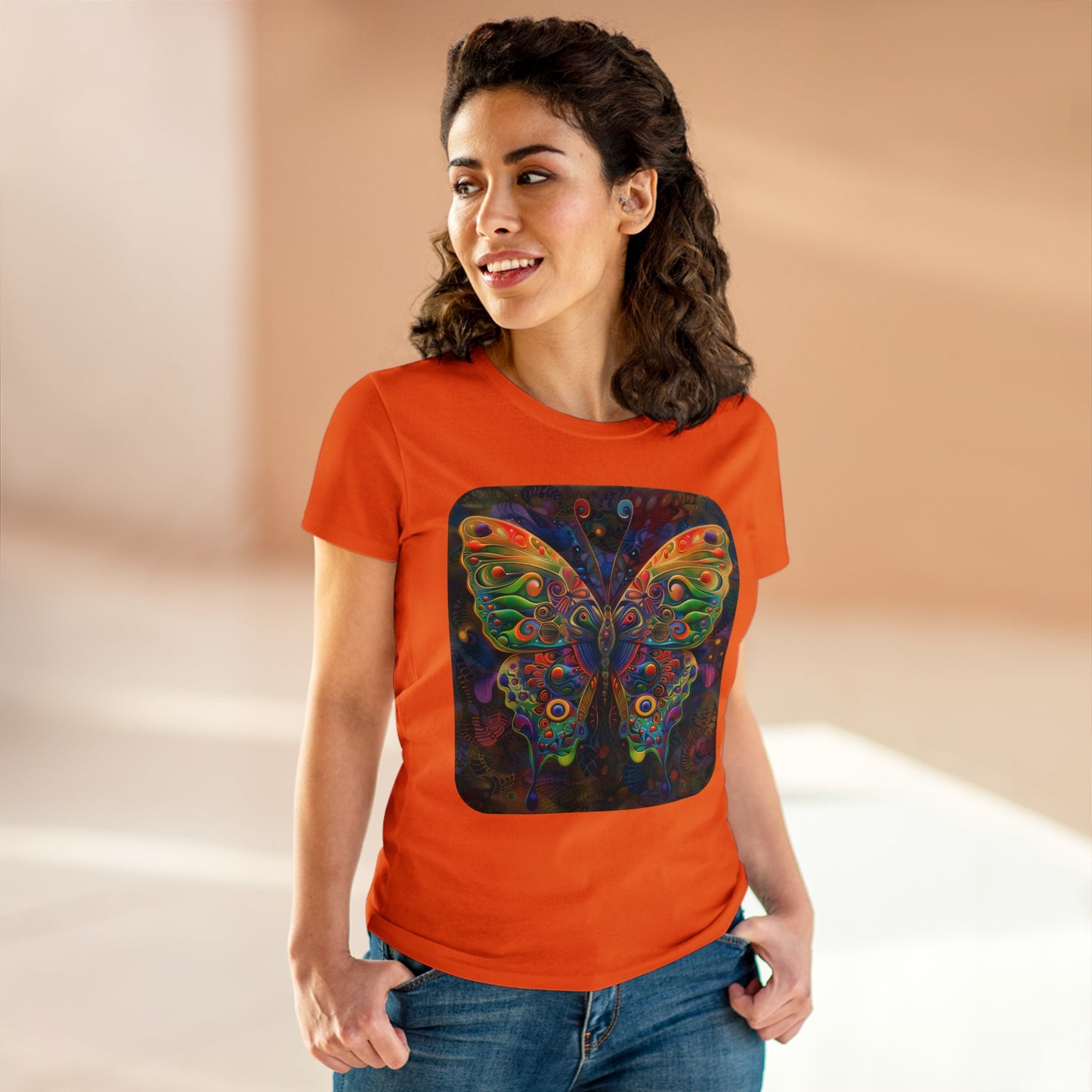 Butterfly - Women's Midweight Cotton Tee