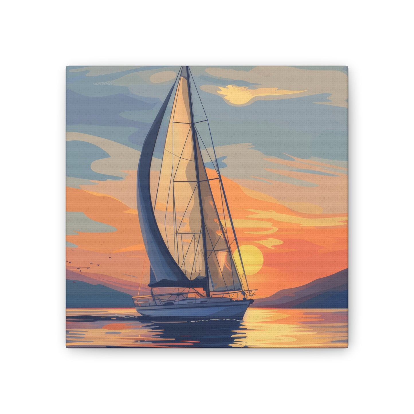 Sailing - Canvas Stretched, 0.75"