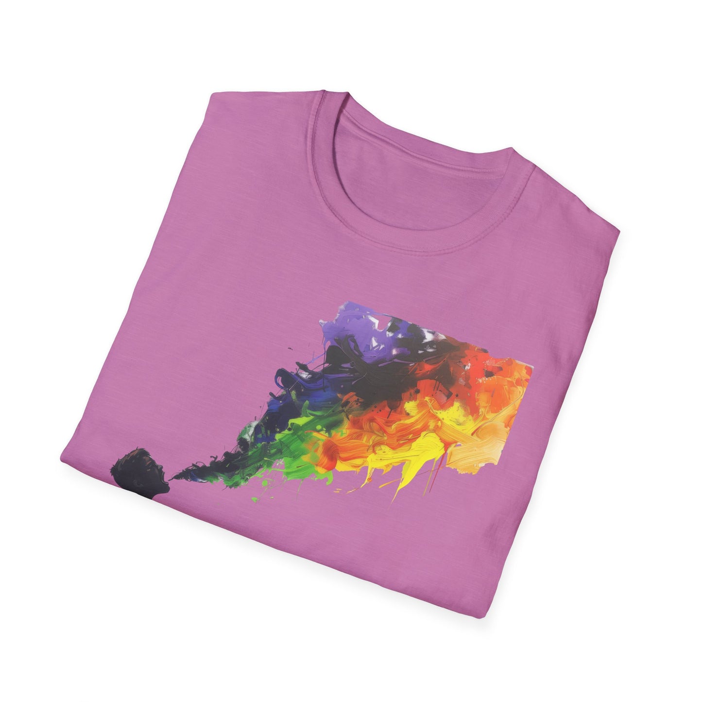 Rainbow Breath - Unisex Softstyle T-Shirt