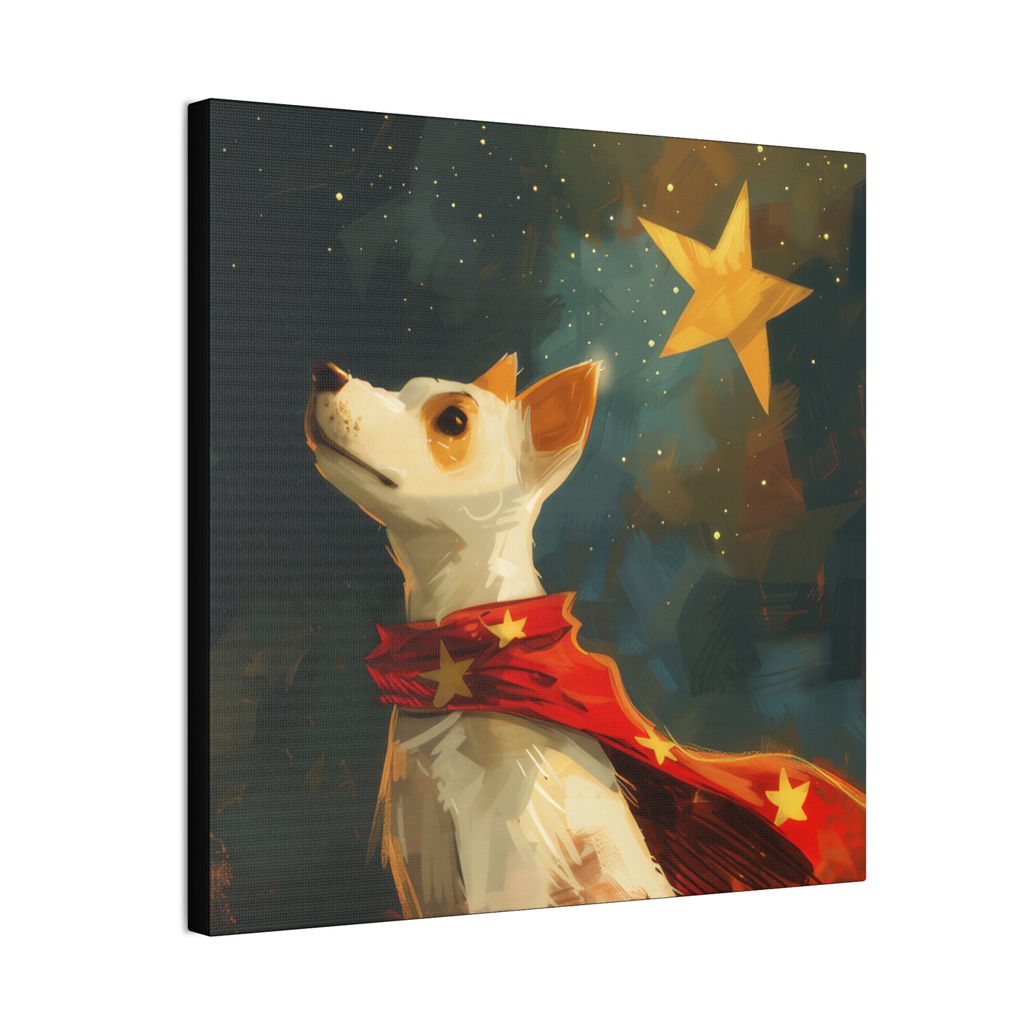 Star Dog Hero - Canvas Stretched, 0.75"