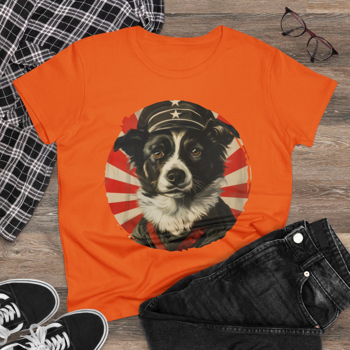 Comrade Canine - Women's Midweight Cotton Tee