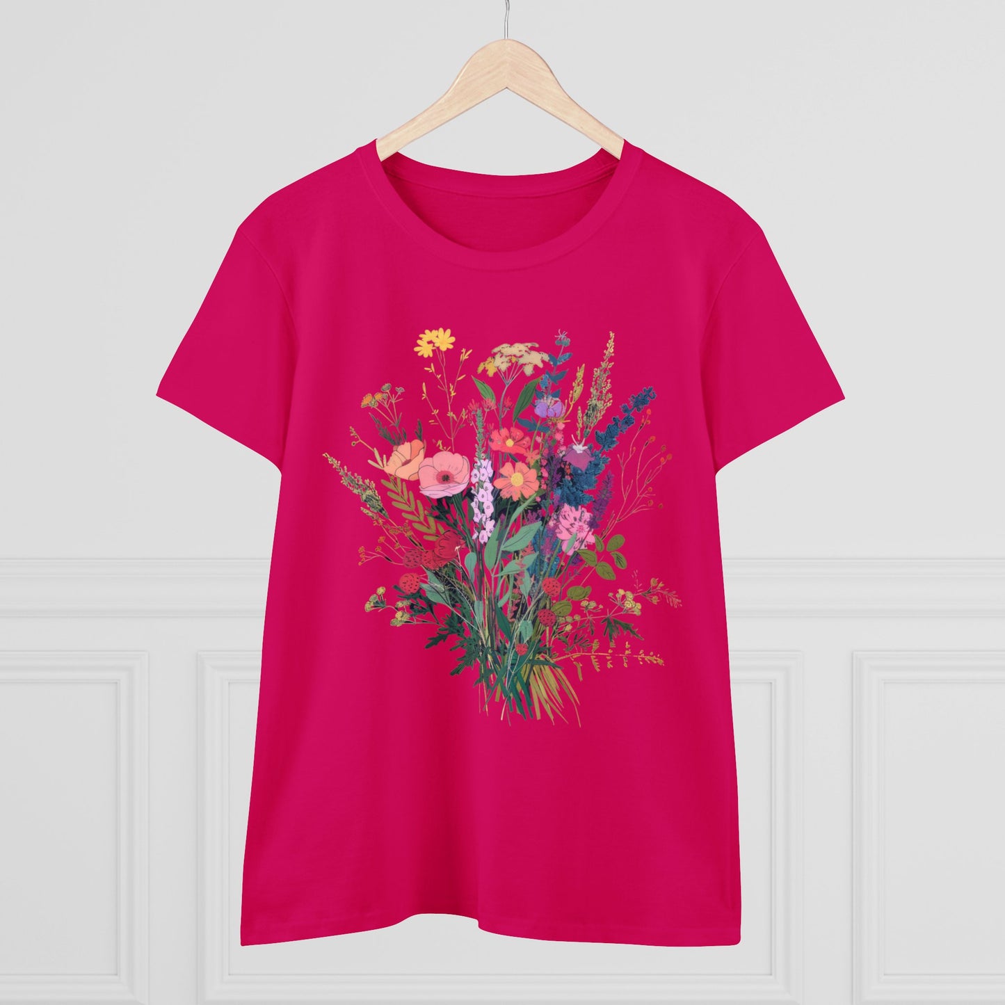 Wildflowers - Women's Midweight Cotton Tee