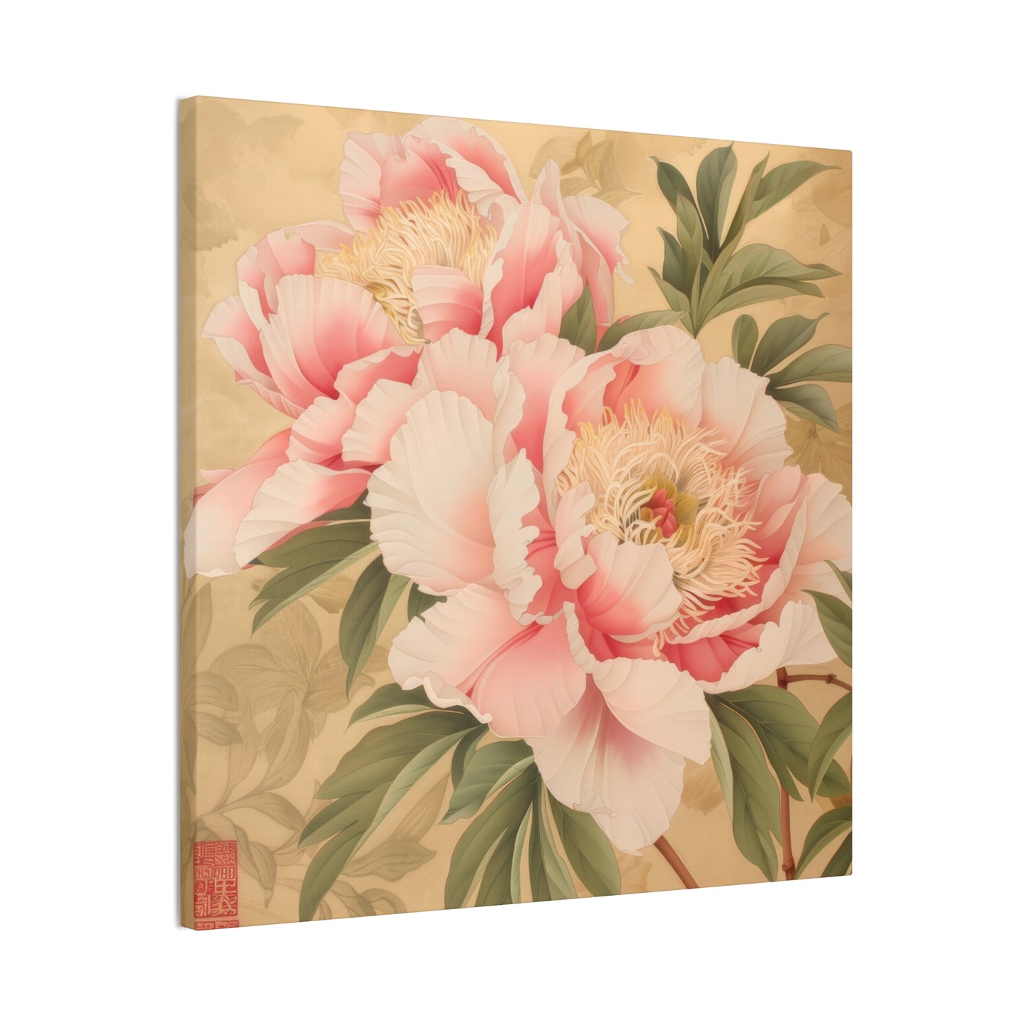 Peony - Canvas Stretched, 0.75"