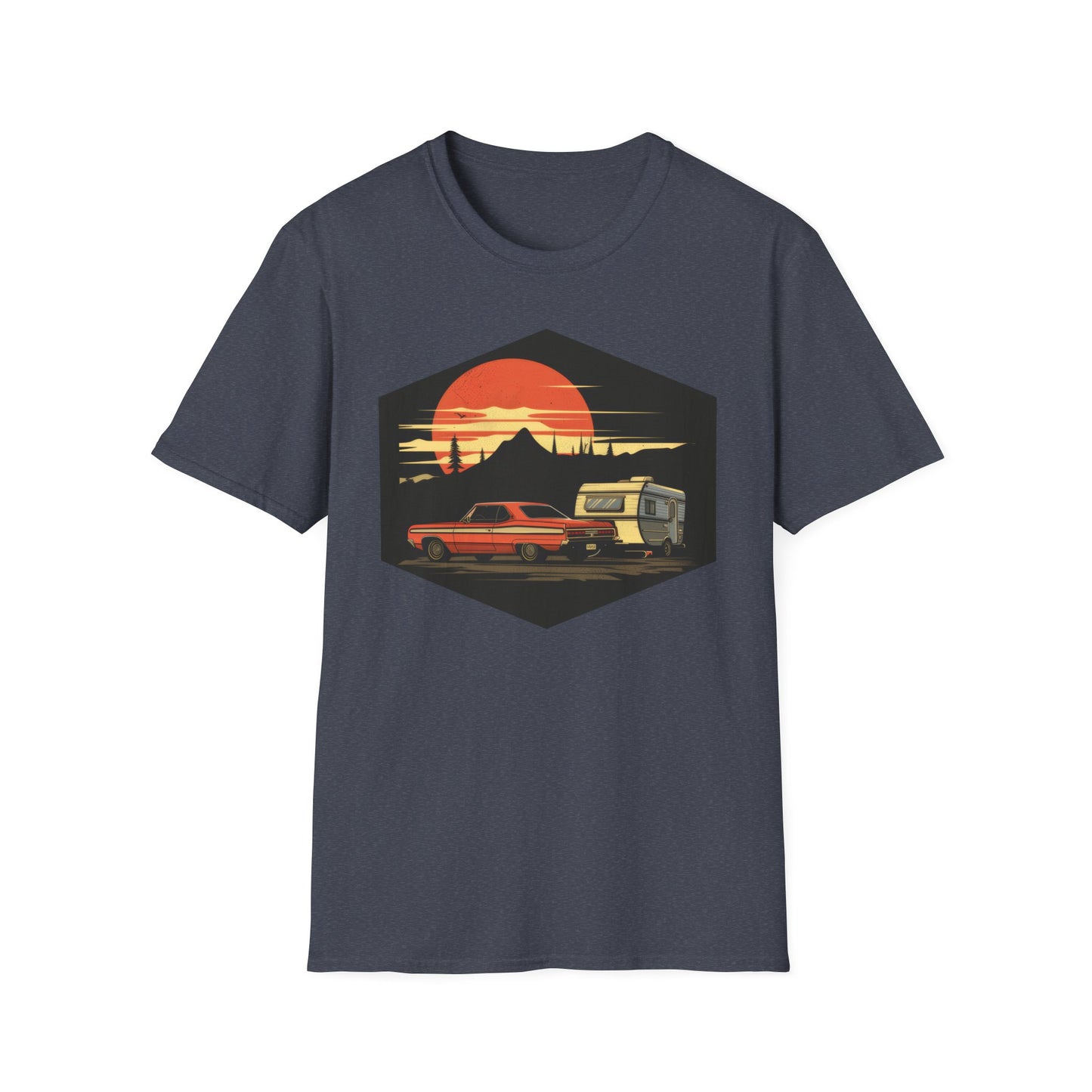 Camping! - Unisex Softstyle T-Shirt