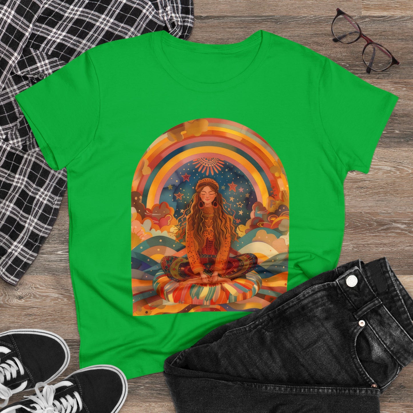 Meditation - Women's Midweight Cotton Tee