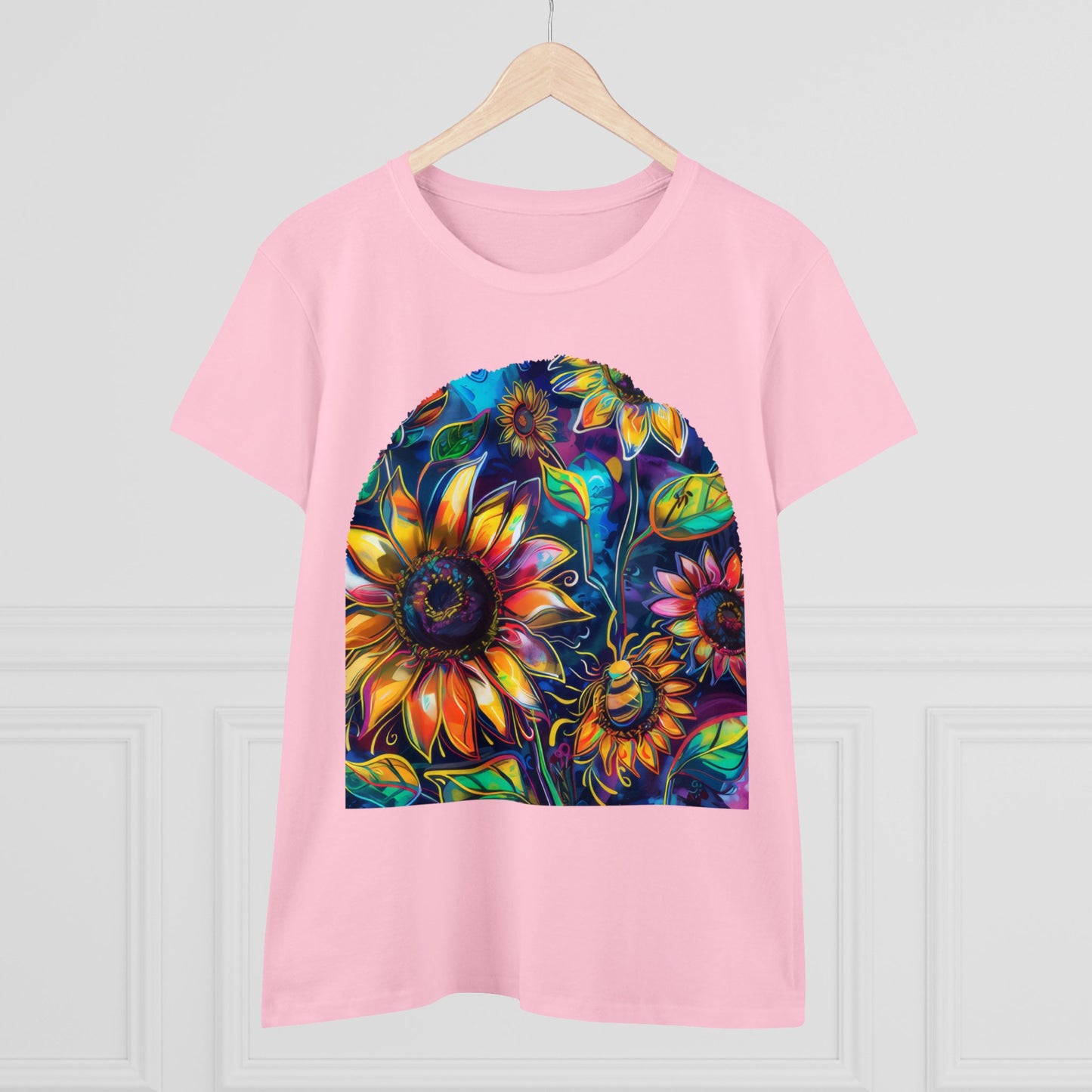 Sunflowers - Women's Midweight Cotton Tee