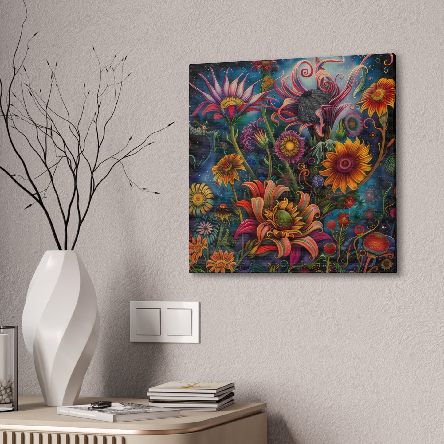 Flowers - Canvas Stretched, 0.75"