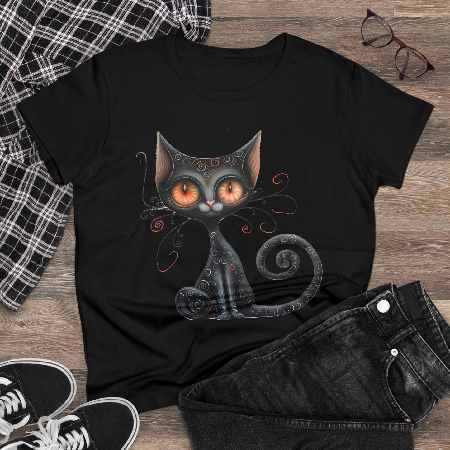 Pretty Kitty - Women's Midweight Cotton Tee