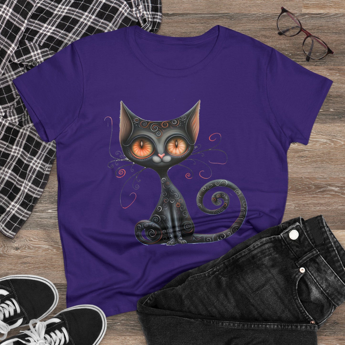 Pretty Kitty - Women's Midweight Cotton Tee