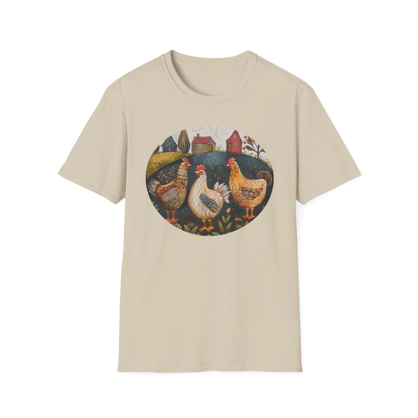 Chickens - Unisex Softstyle T-Shirt