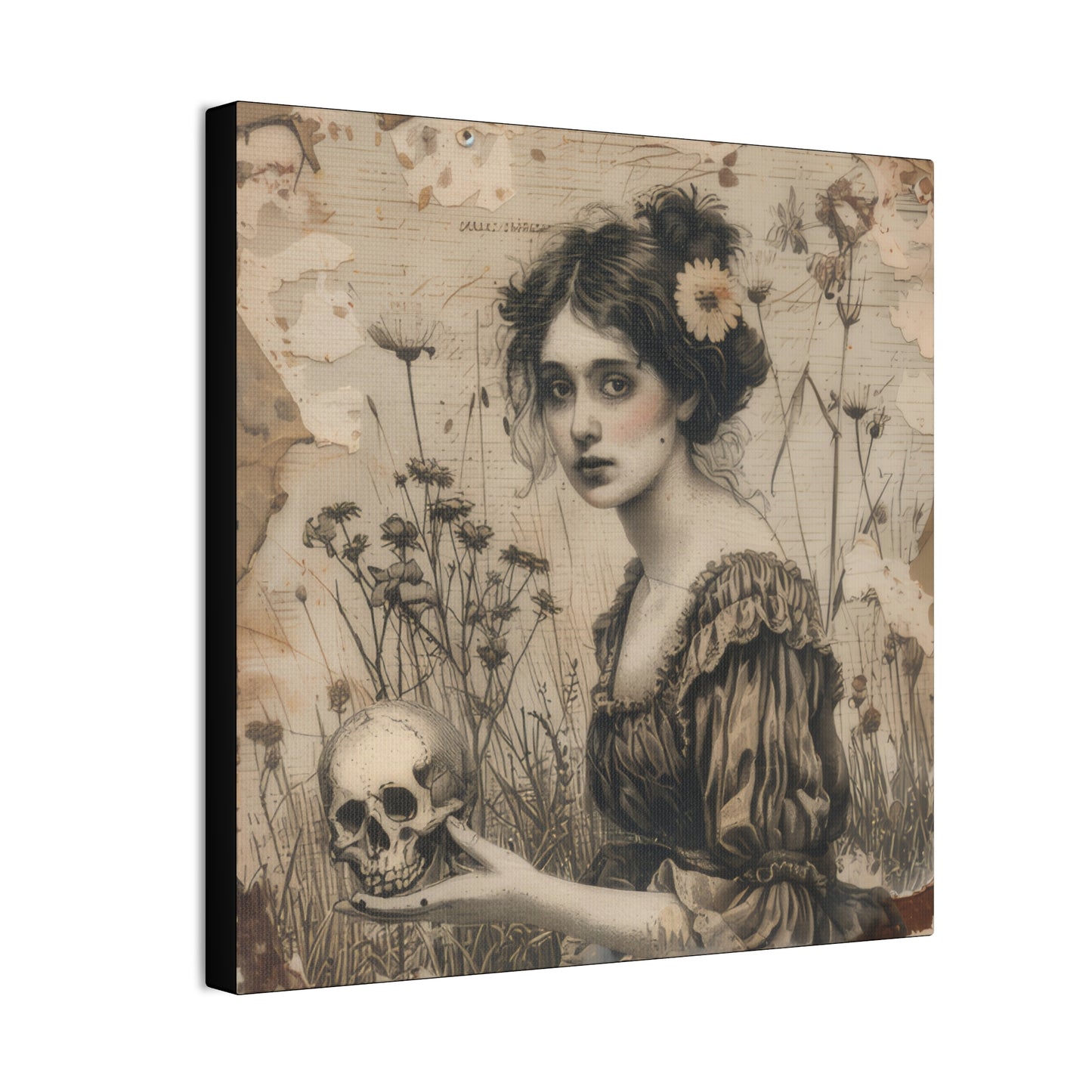 Her Skull - Canvas Stretched, 0.75"