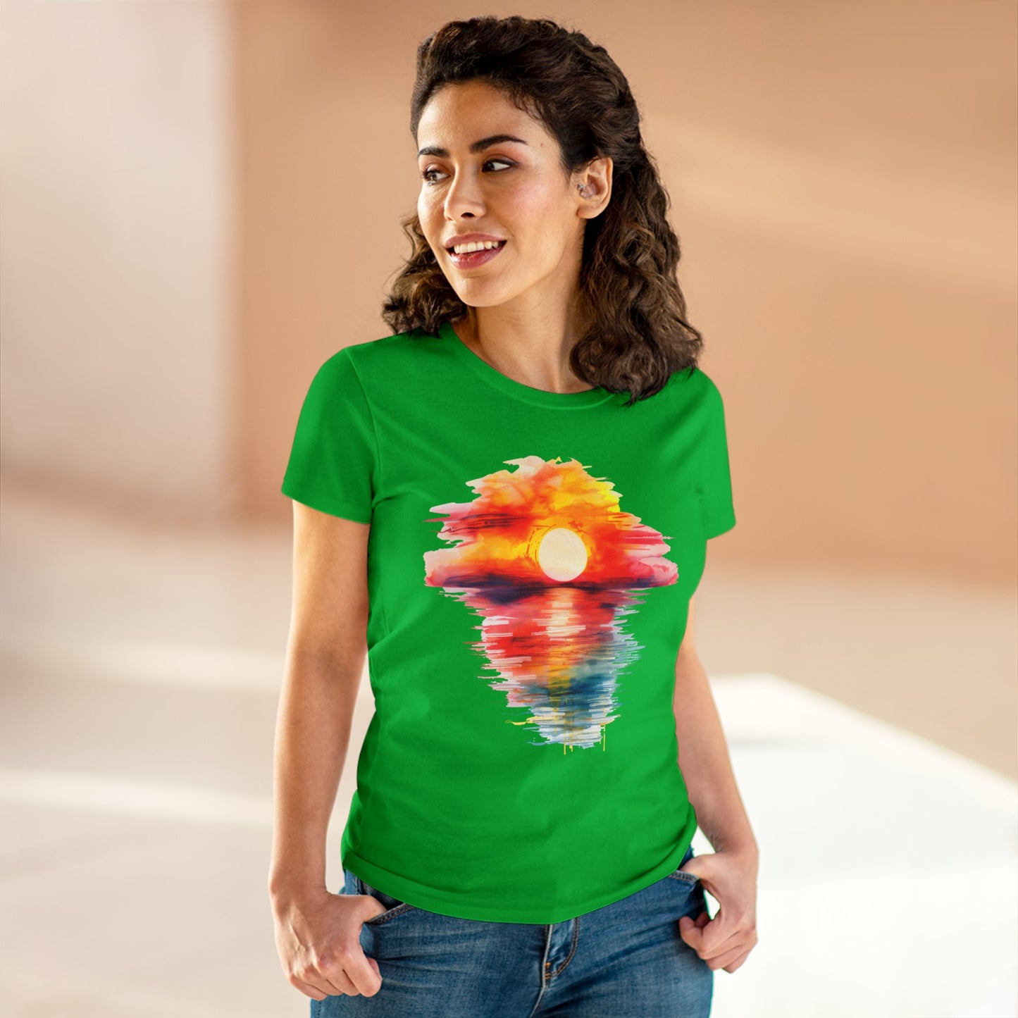 Sunrise - Women's Midweight Cotton Tee