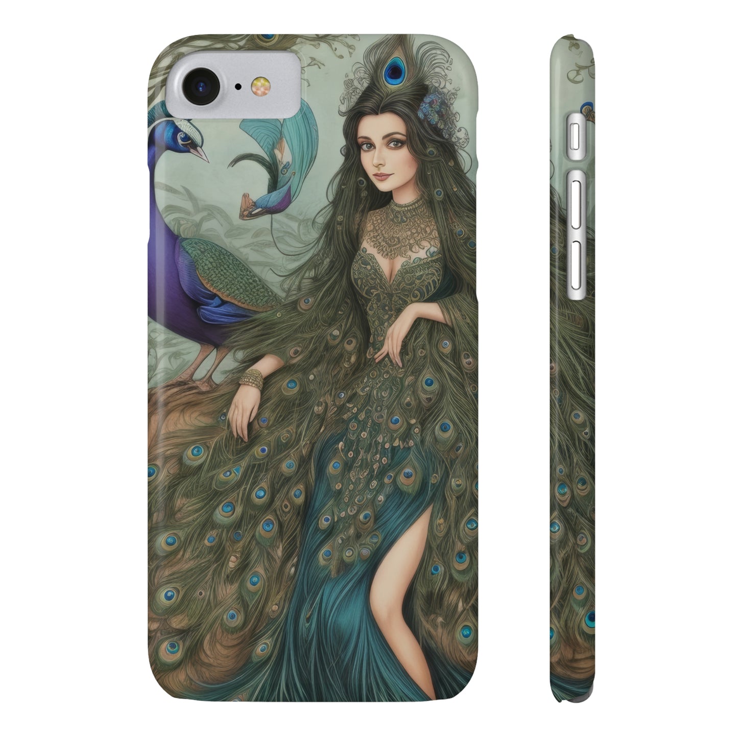 Peacock Witch - Phone Case