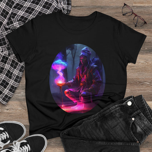 The Warlock - Fantasy - Women's Midweight Cotton Tee