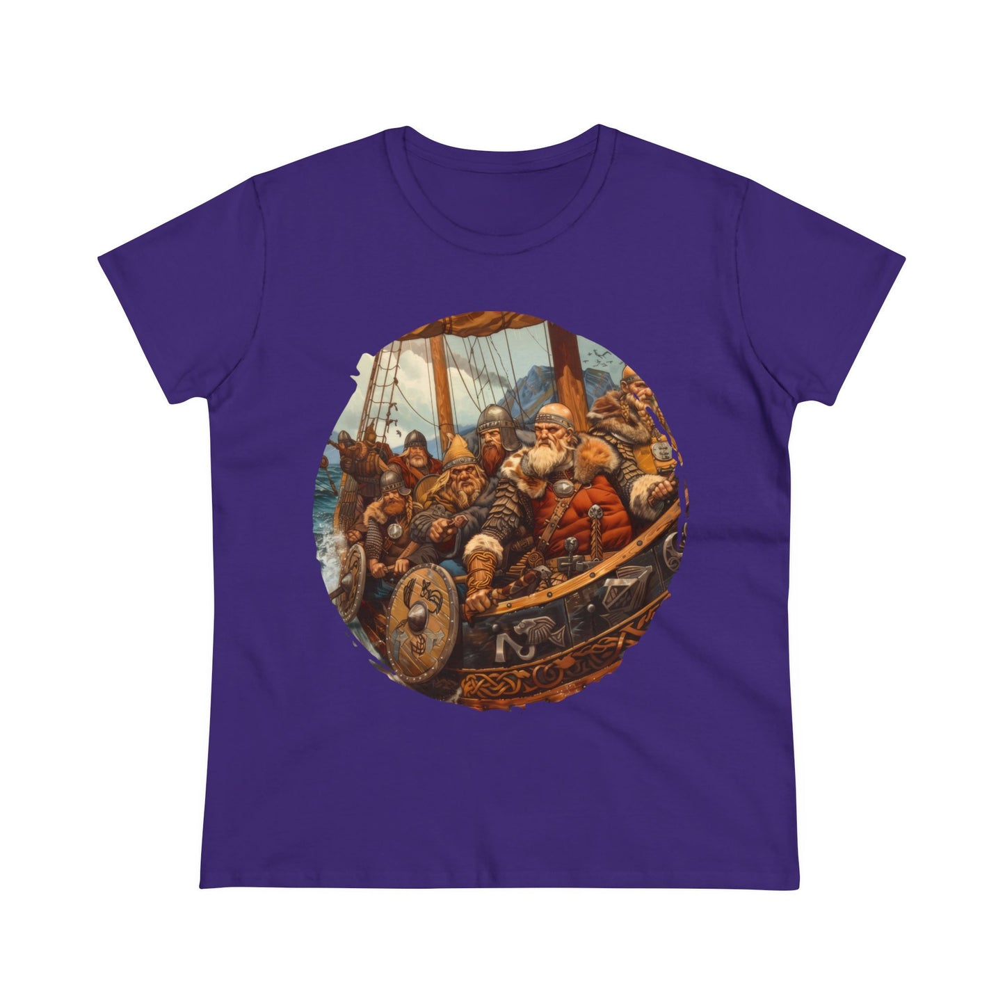 Vikings - Fantasy - Women's Midweight Cotton Tee