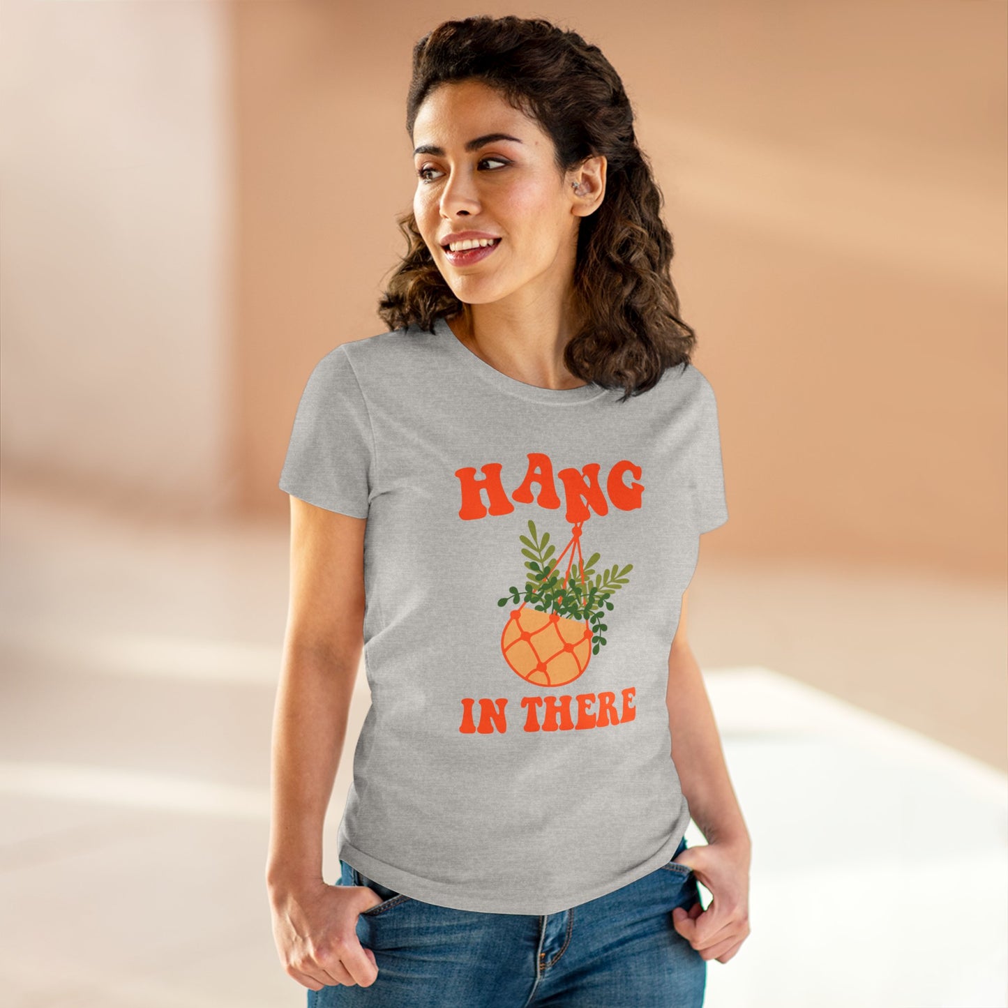 Hang In There - Gardening - Women's Midweight Cotton Tee