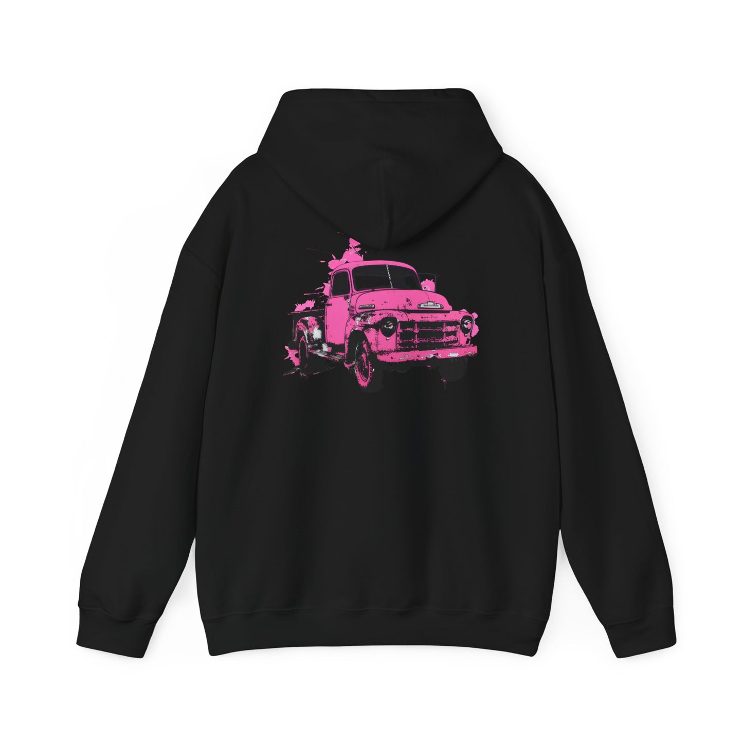 Pink Truck - Unisex Heavy Blend™ Hooded Sweatshirt