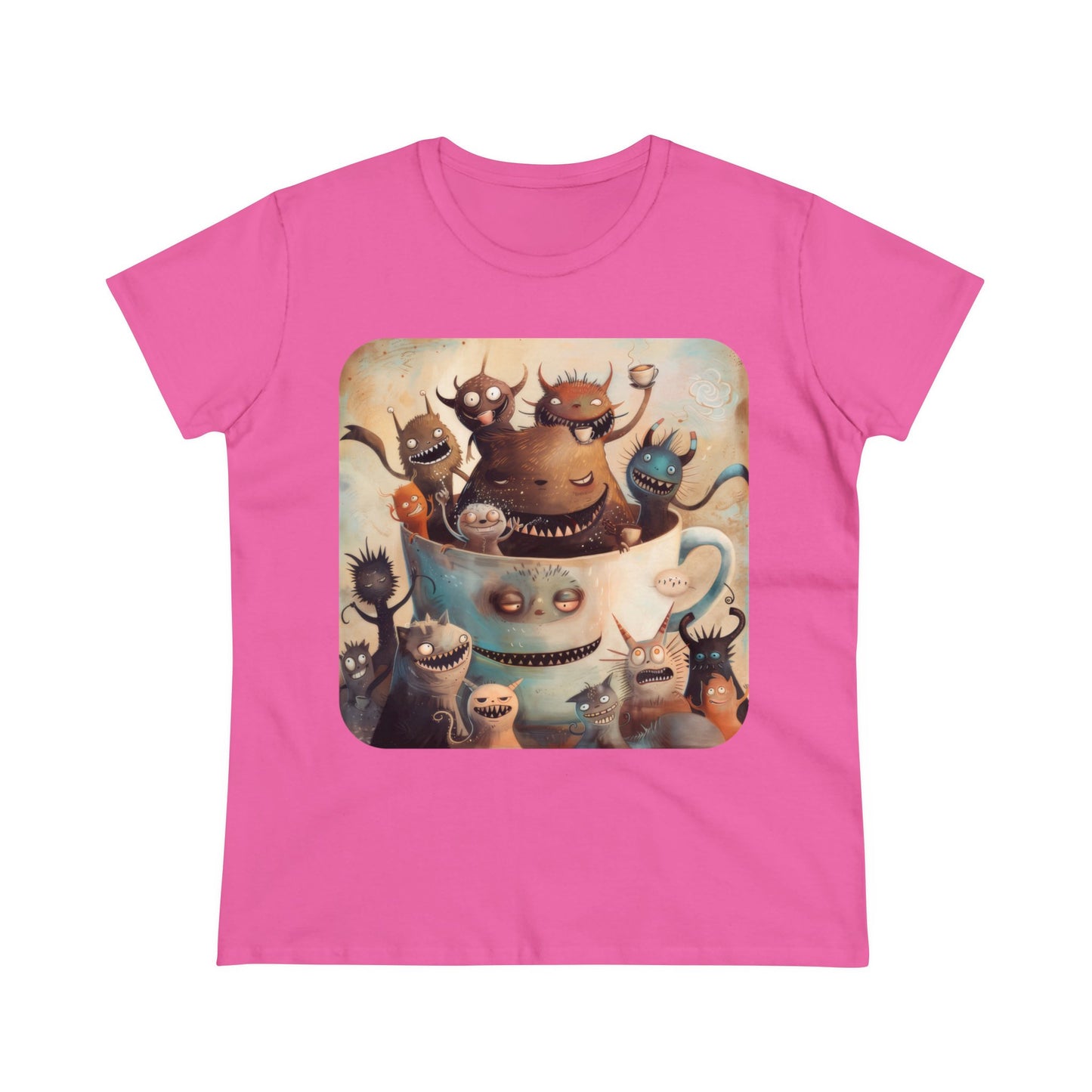 Coffee Critters - Women's Midweight Cotton Tee