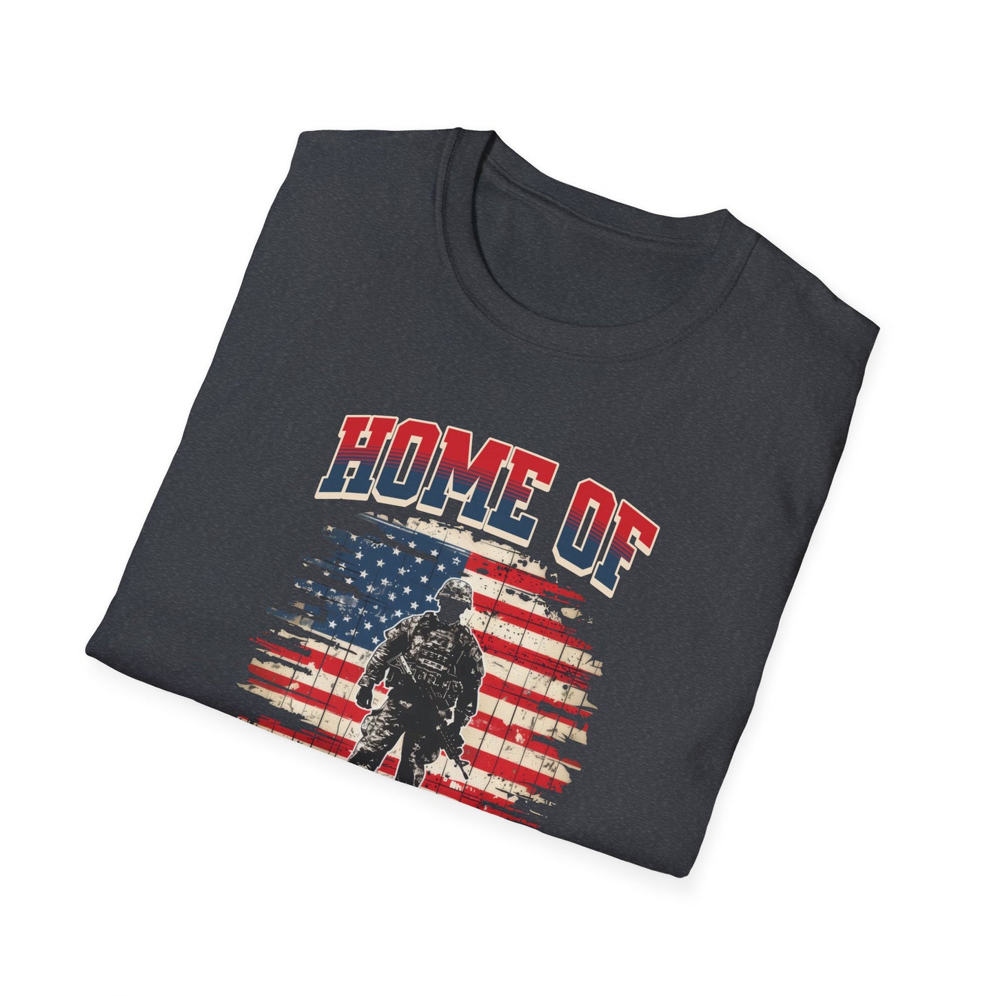 Home of the Brave - Unisex Softstyle T-Shirt