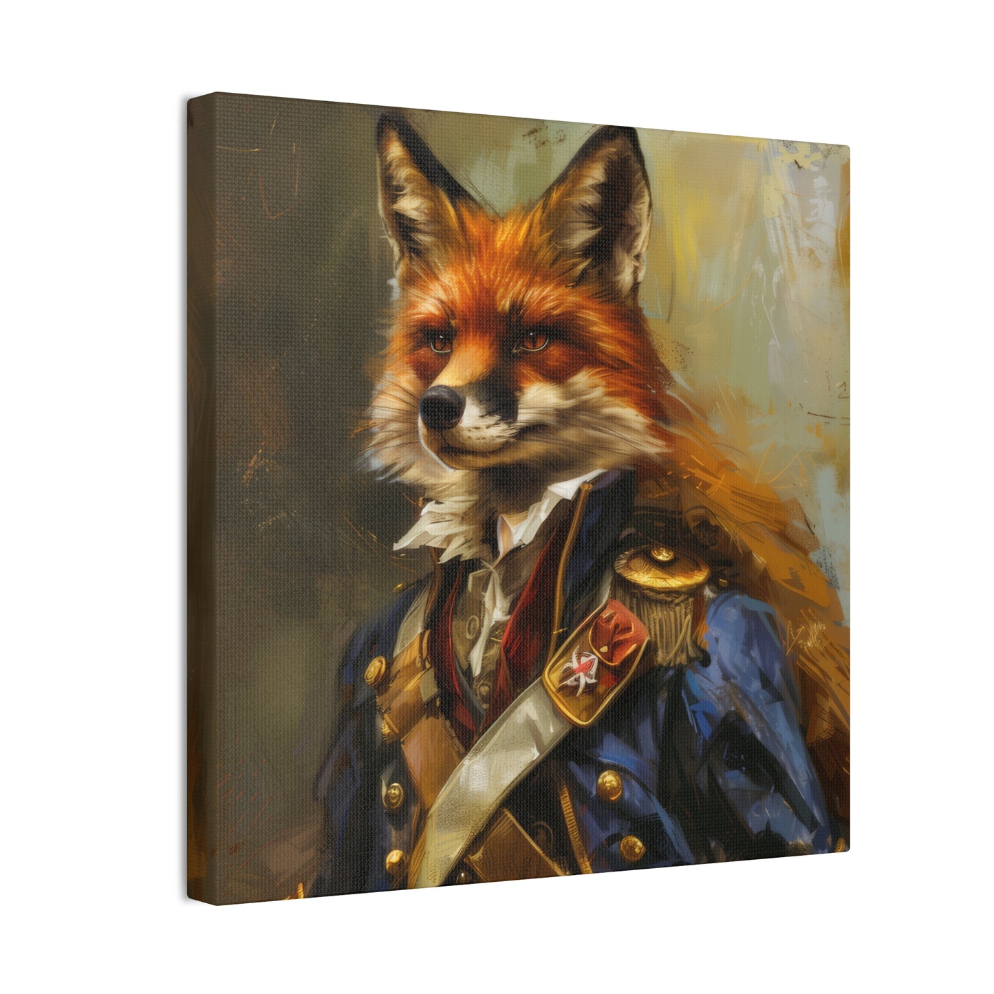 Major Fox - Canvas Stretched, 0.75"