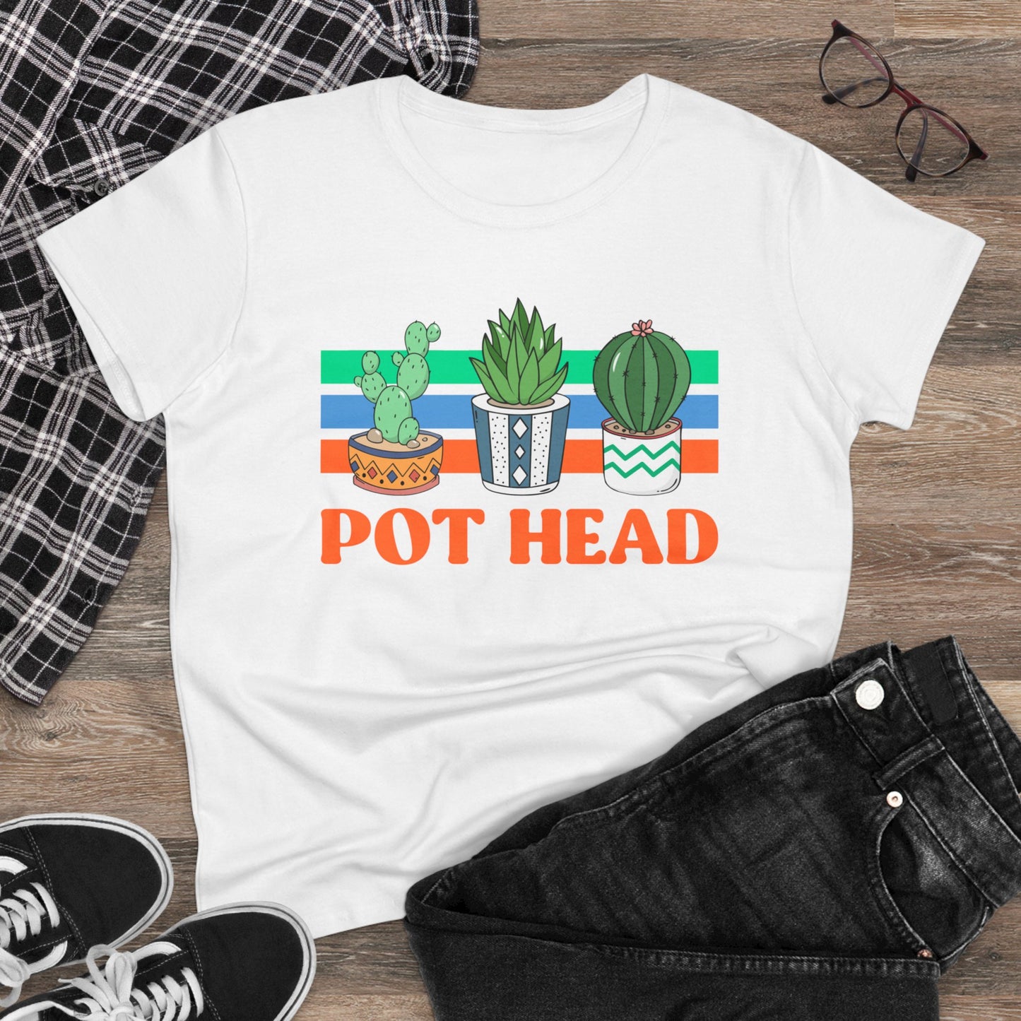 Pot Head - Gardening - Women's Midweight Cotton Tee