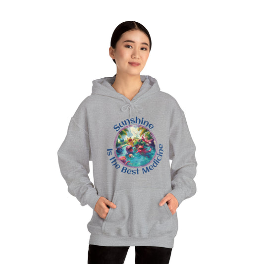 Sunshine is the Best Medicine - Unisex Heavy Blend™ Hooded Sweatshirt