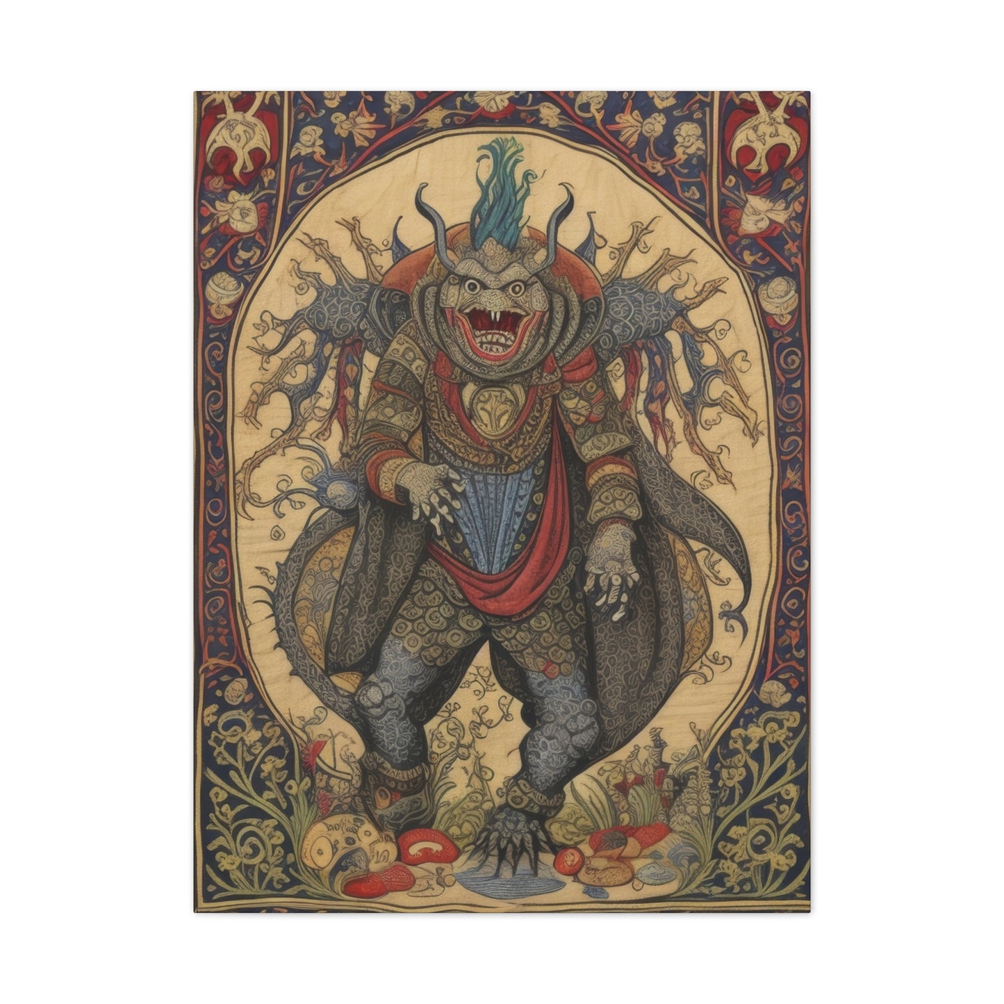 Medieval Tapestry - Canvas Stretched, 0.75"