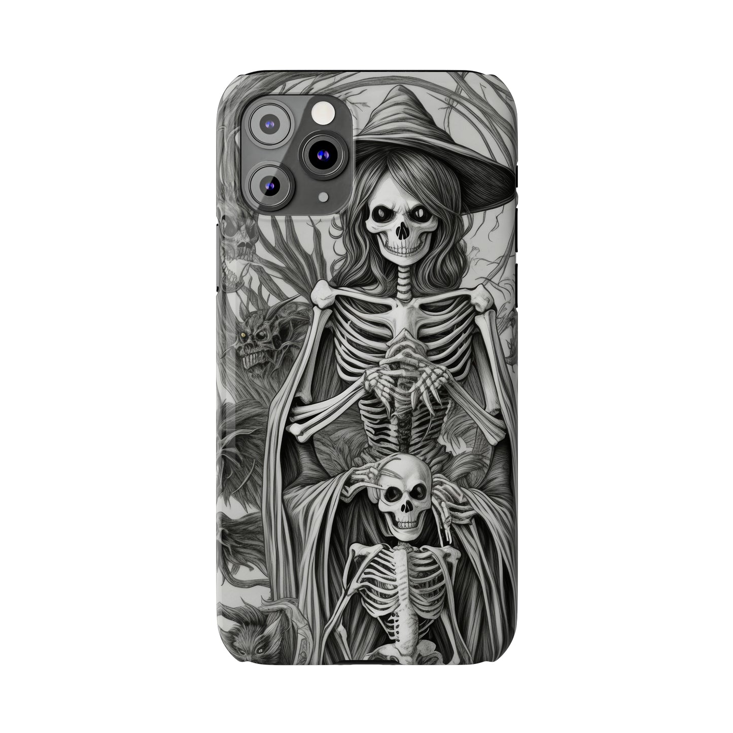 Skeleton Witch - Phone Case