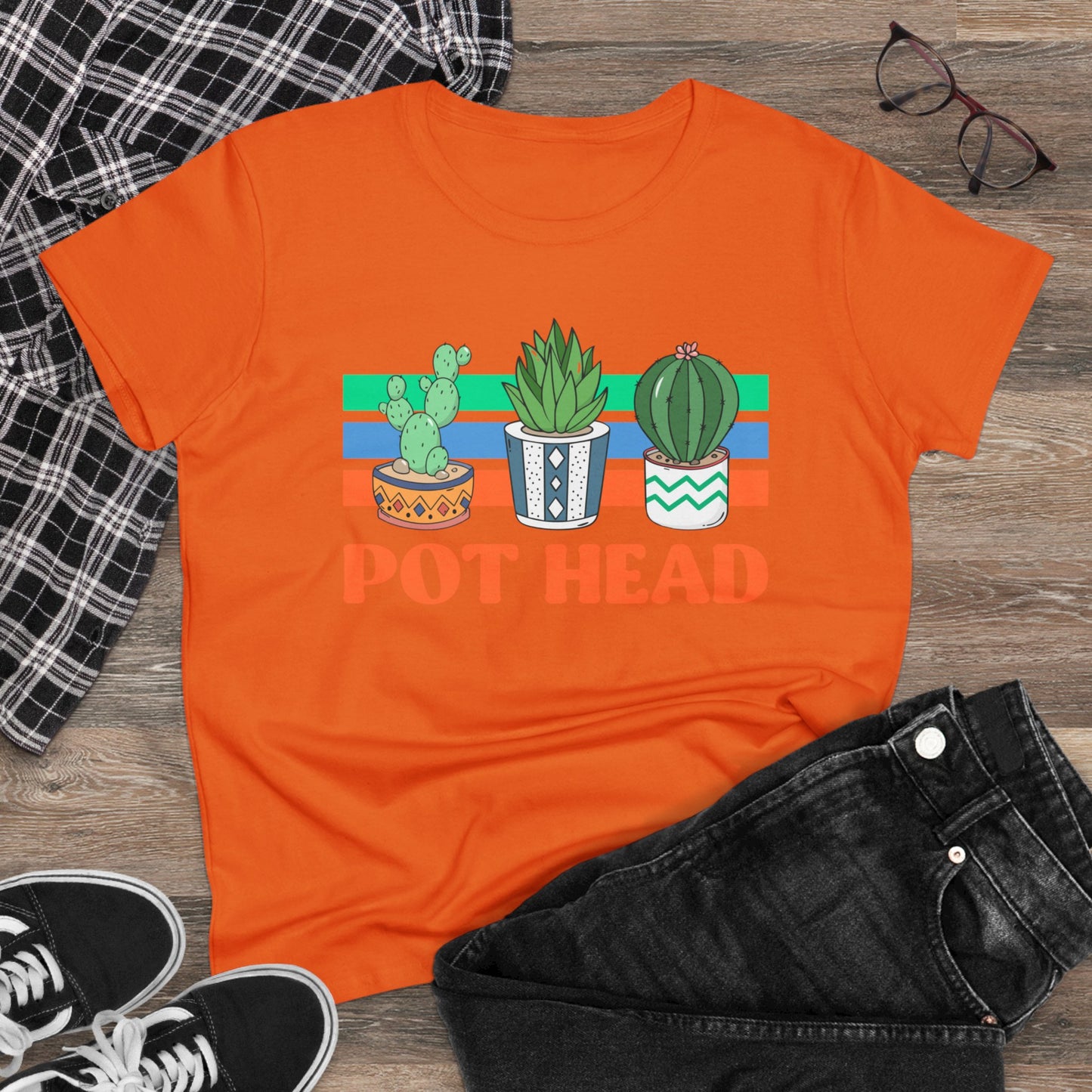 Pot Head - Gardening - Women's Midweight Cotton Tee