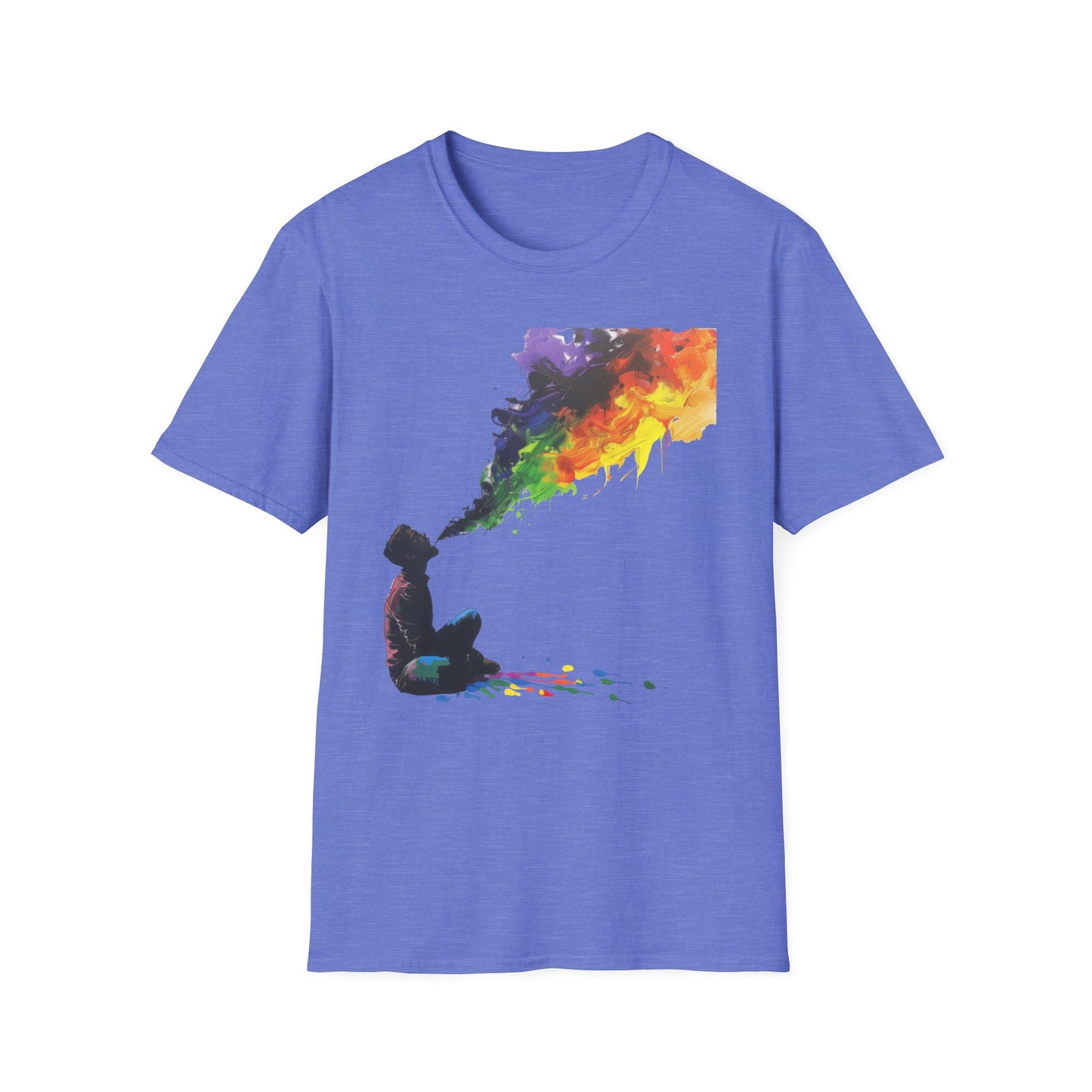 Rainbow Breath - Unisex Softstyle T-Shirt