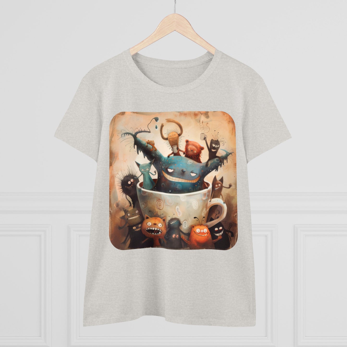 Coffee Critters - Women's Midweight Cotton Tee