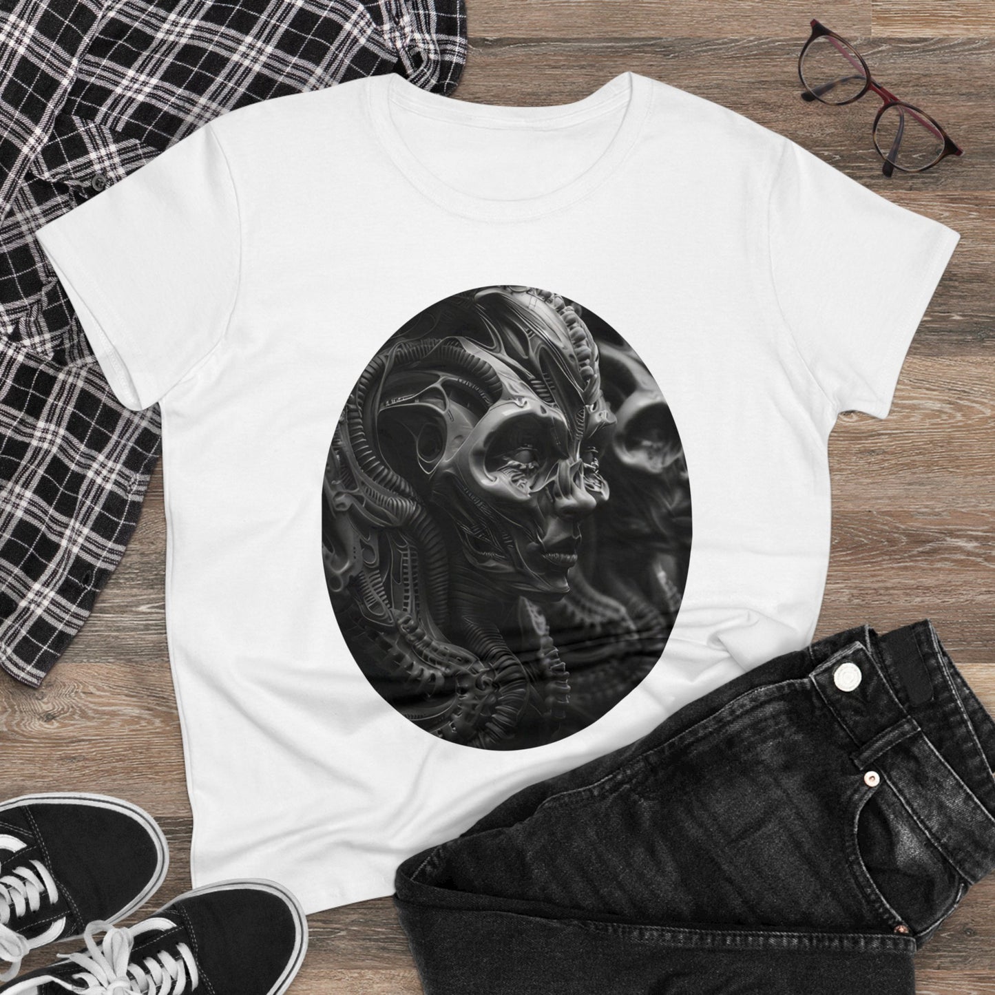 Alien to Us - Fantasy - Women's Midweight Cotton Tee