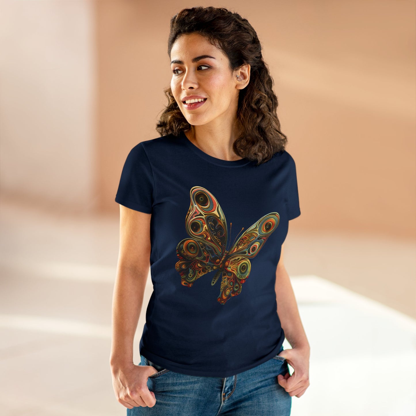 Butterfly - Women's Midweight Cotton Tee